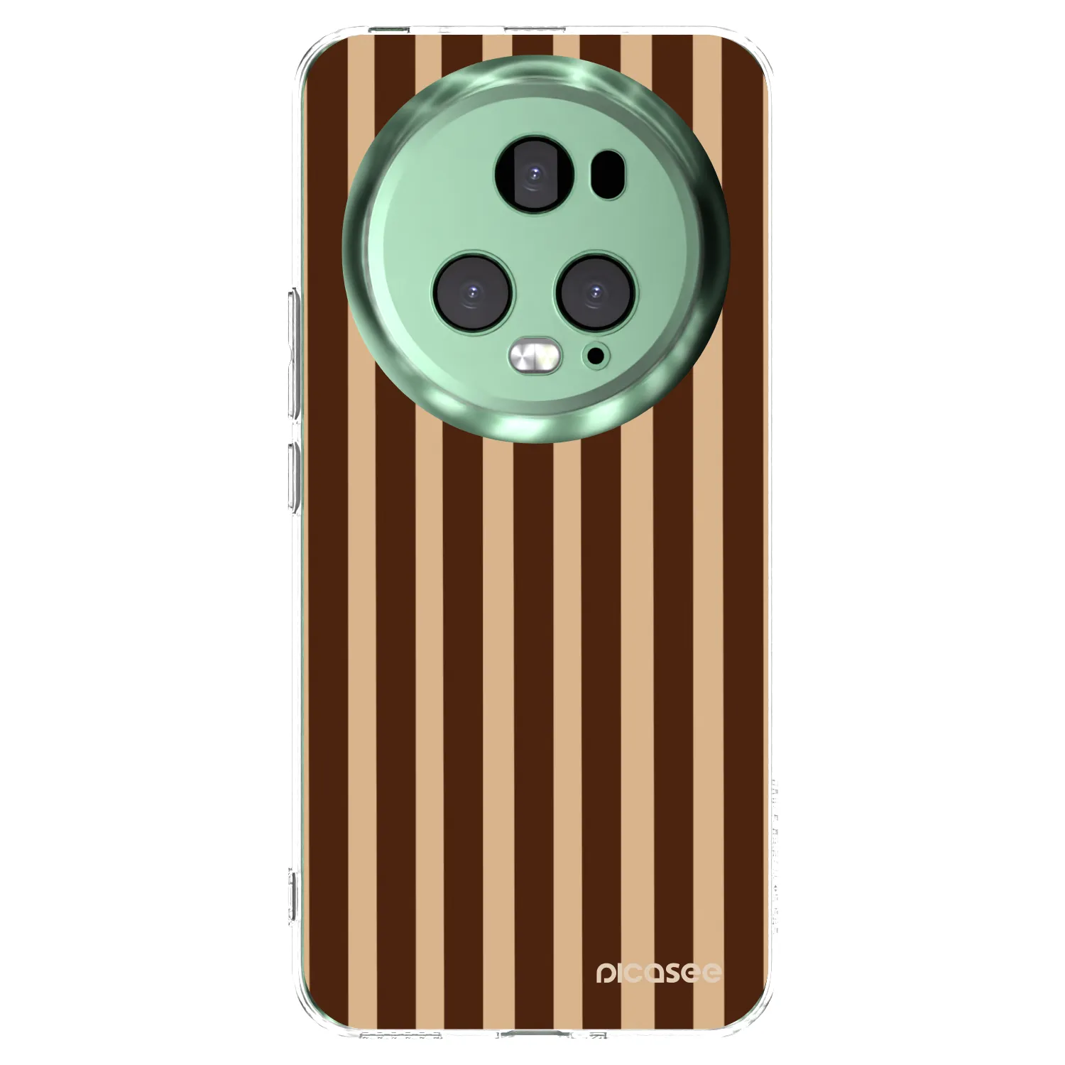 Picasee husă transparentă din silicon pentru Honor Magic5 Pro - Brown lines