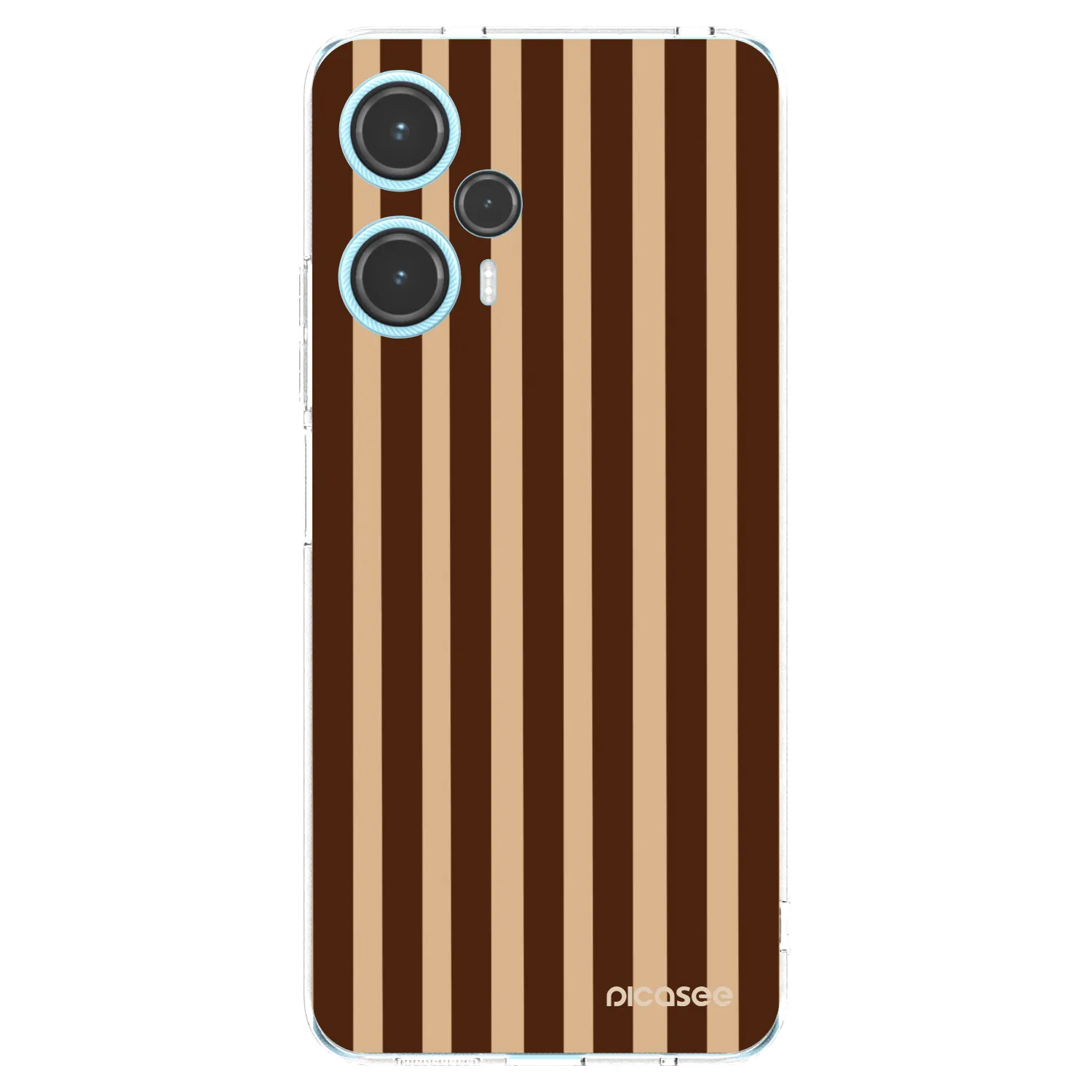 Picasee husă transparentă din silicon pentru Xiaomi Poco F5 - Brown lines