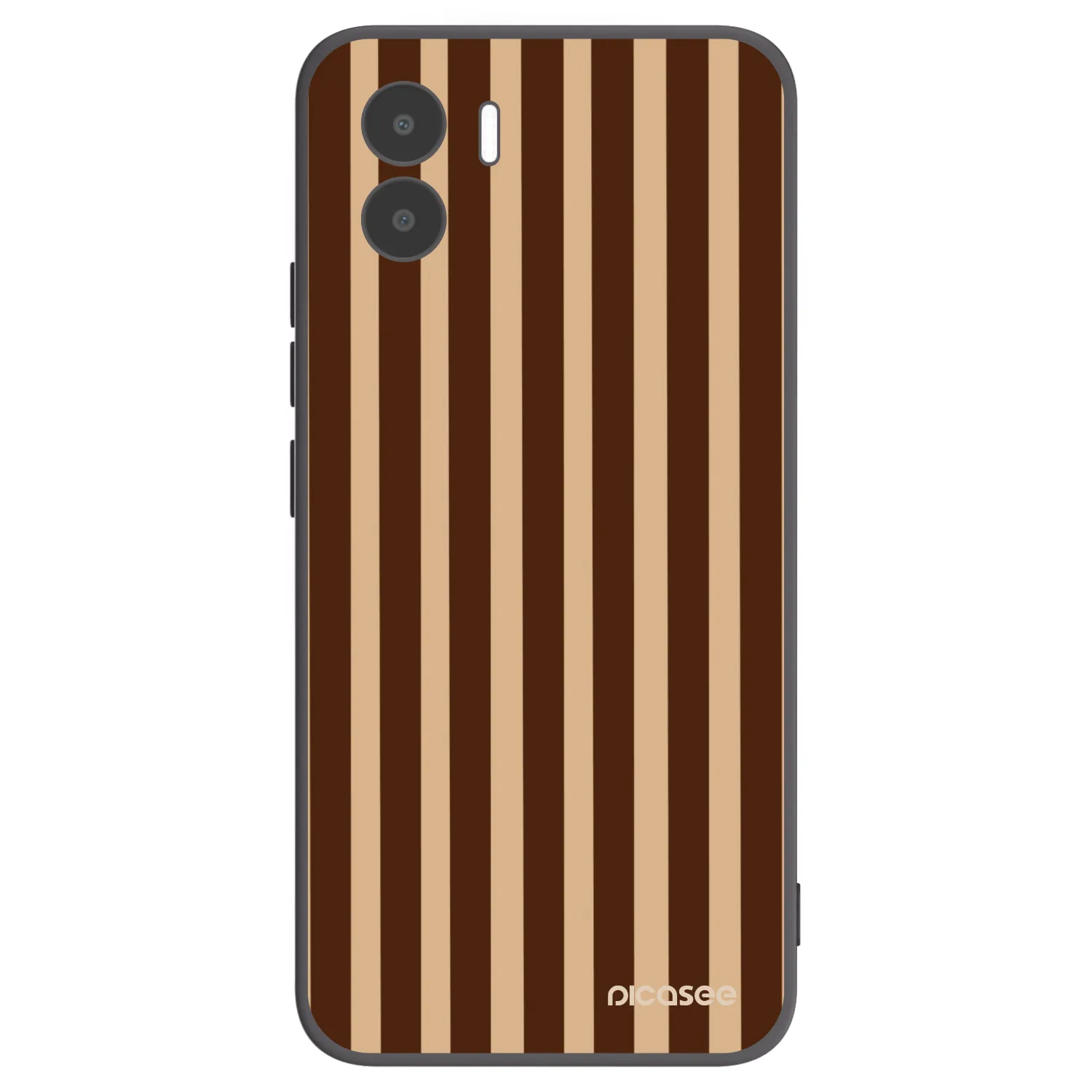 Picasee husă neagră din silicon pentru Xiaomi Redmi A2 - Brown lines