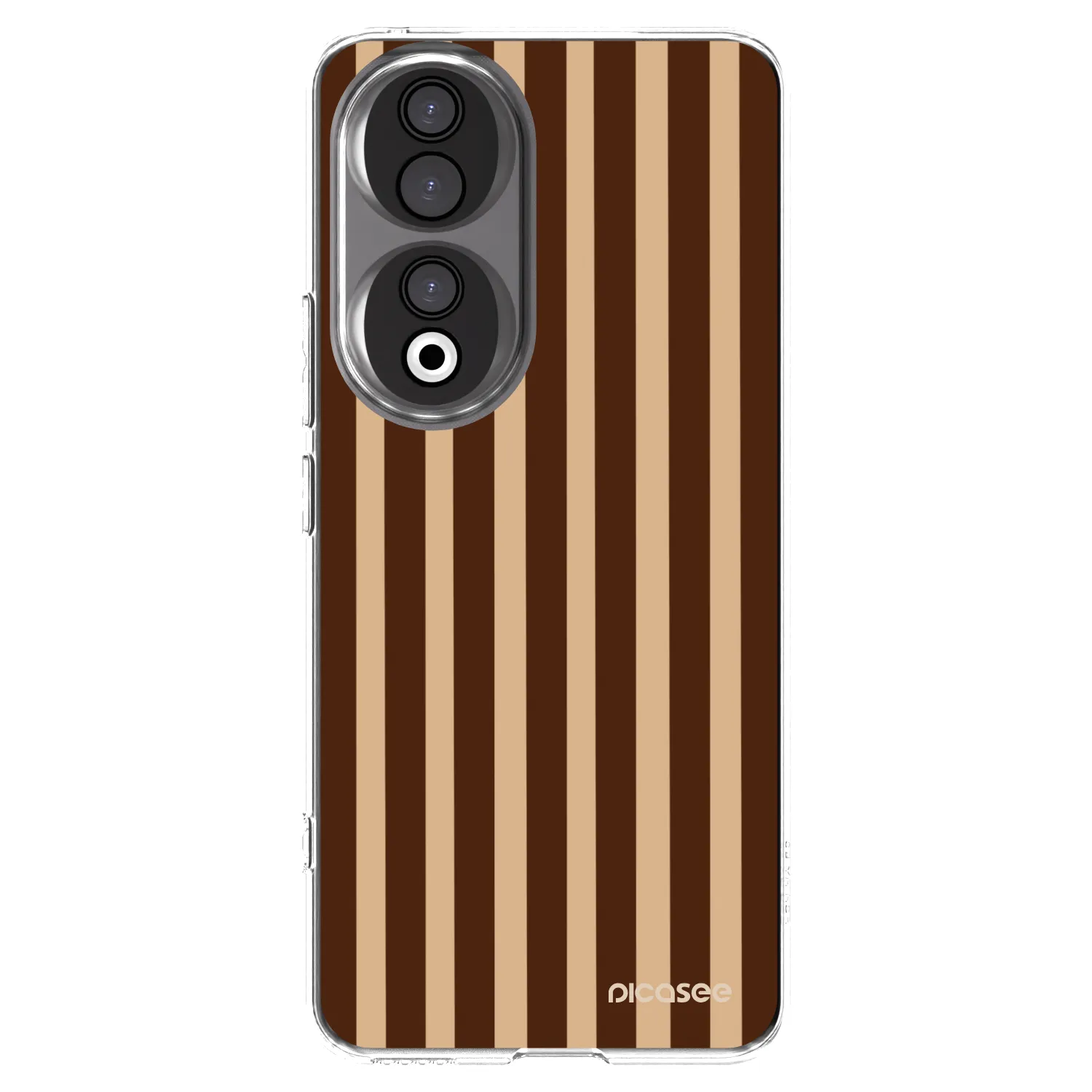 Picasee husă transparentă din silicon pentru Honor 90 5G - Brown lines