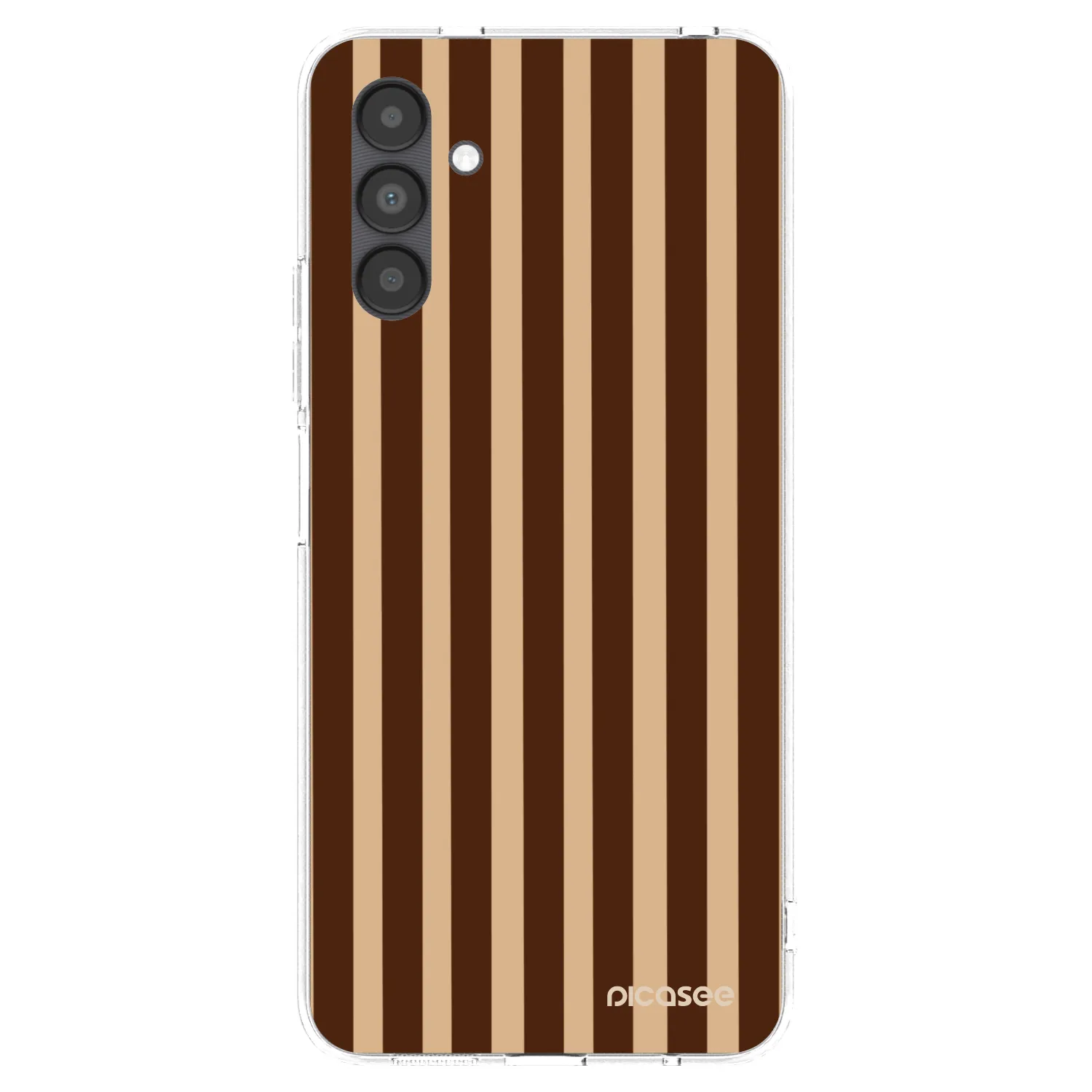 Picasee husă transparentă din silicon pentru Samsung Galaxy A04s A047F - Brown lines