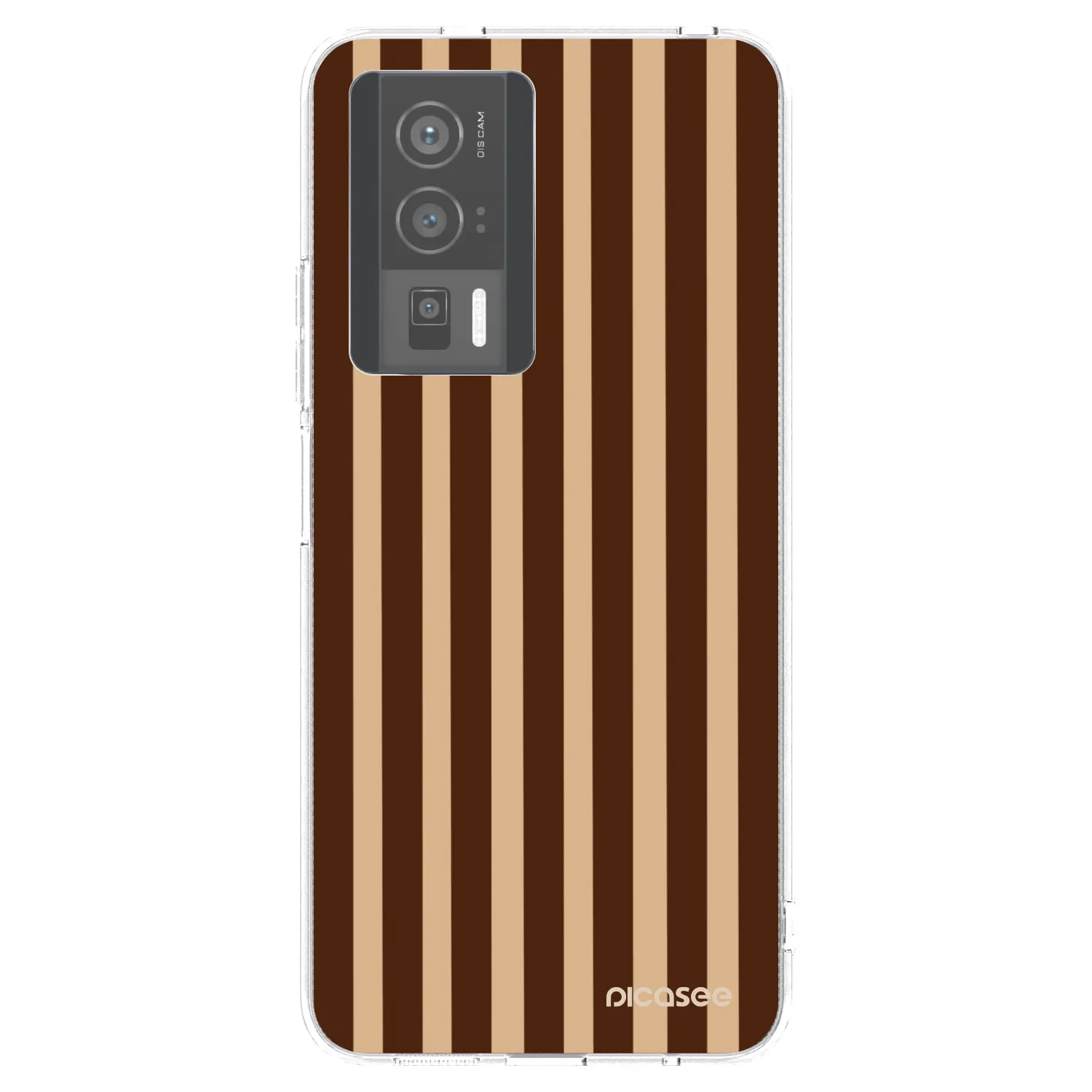 Picasee husă transparentă din silicon pentru Xiaomi Poco F5 Pro 5G - Brown lines
