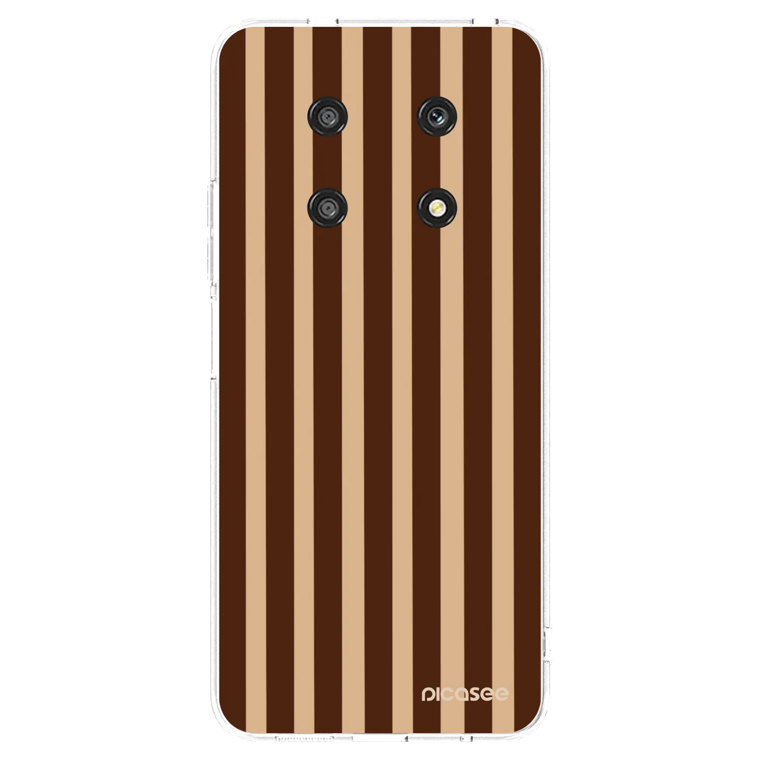 Picasee husă transparentă din silicon pentru Honor Magic4 Lite 5G - Brown lines