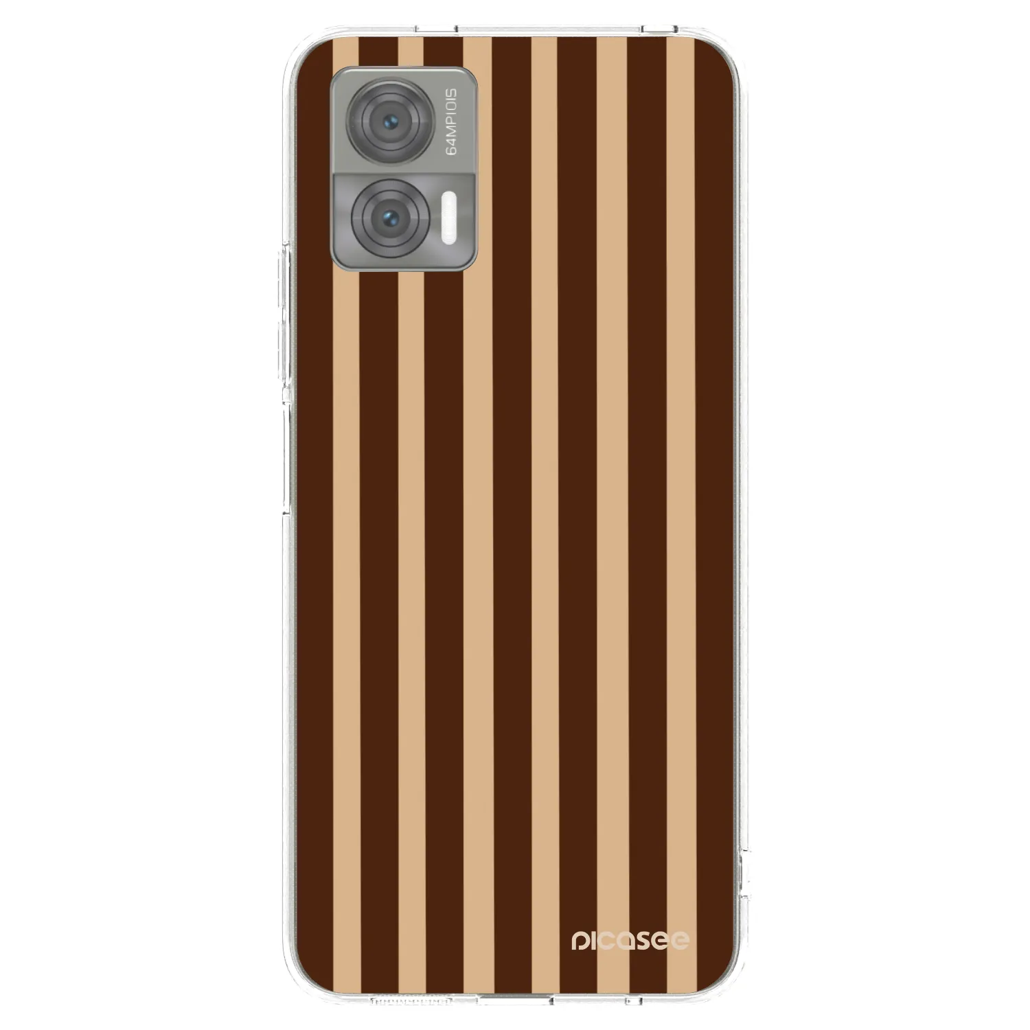 Picasee husă transparentă din silicon pentru Motorola Edge 30 Neo - Brown lines