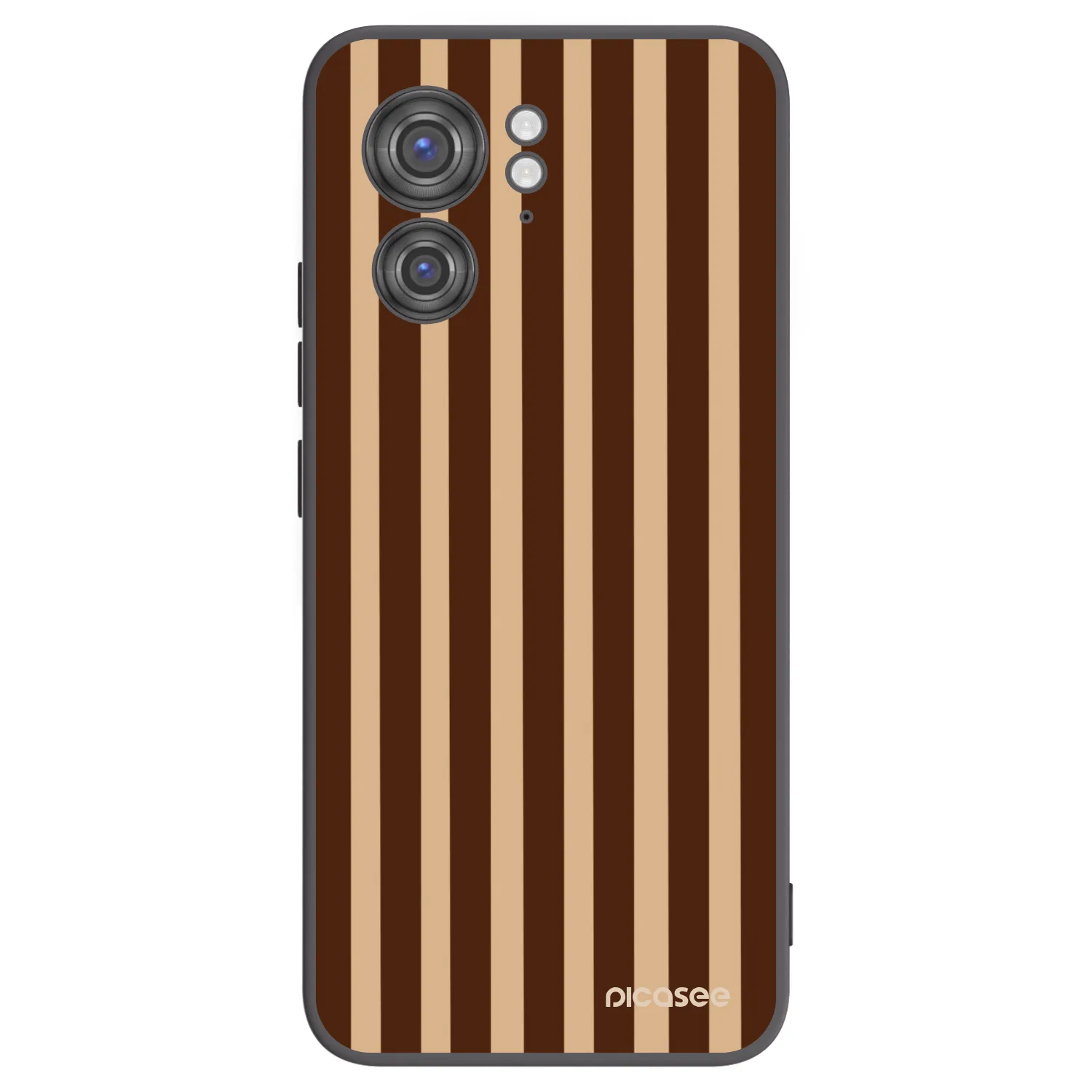 Picasee husă neagră din silicon pentru Motorola Edge 40 - Brown lines