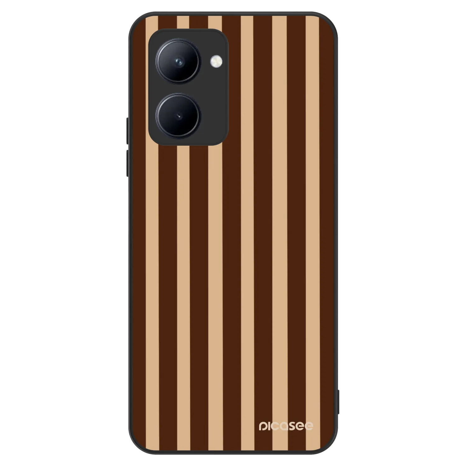 Picasee ULTIMATE CASE pentru Realme C33 (2023) - Brown lines