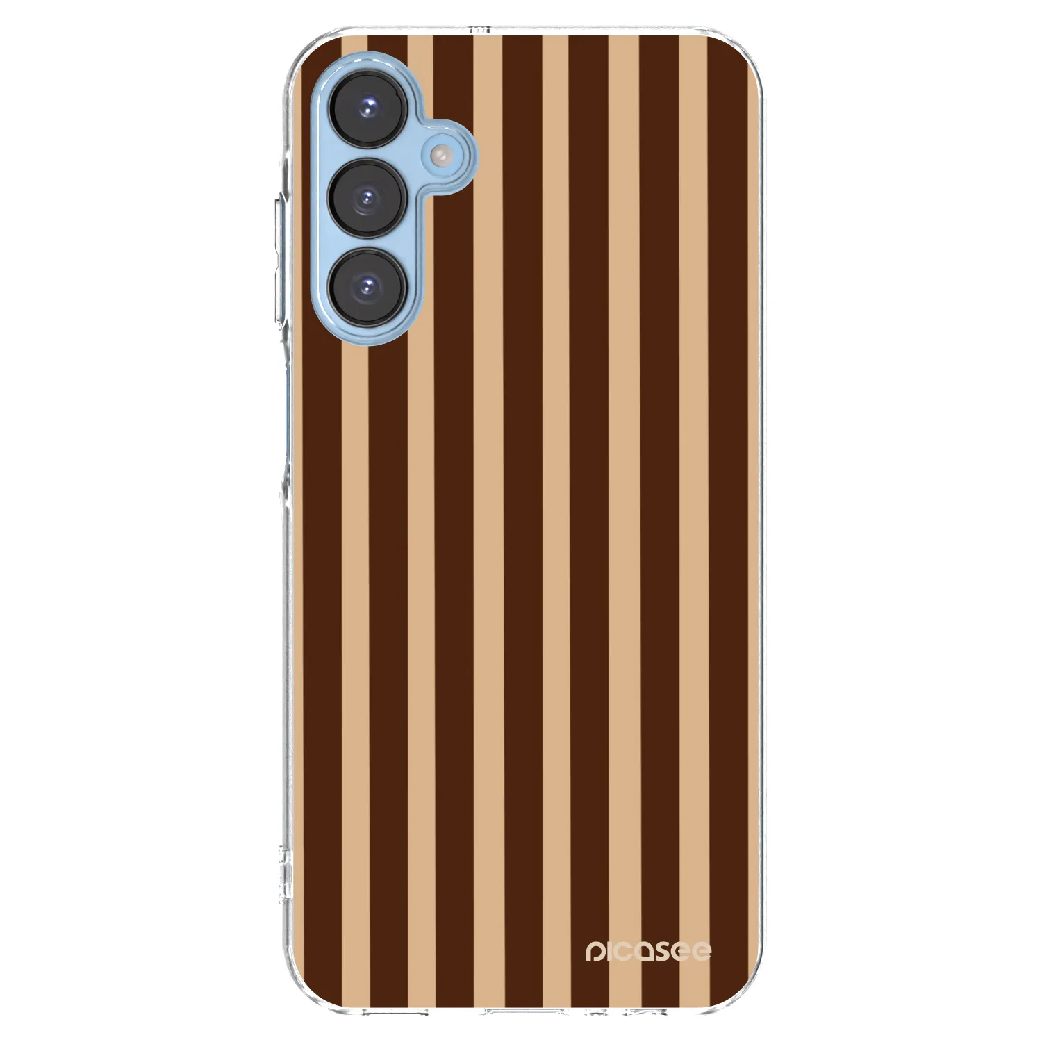Picasee husă transparentă din silicon pentru Samsung Galaxy A15 A156B 5G - Brown lines