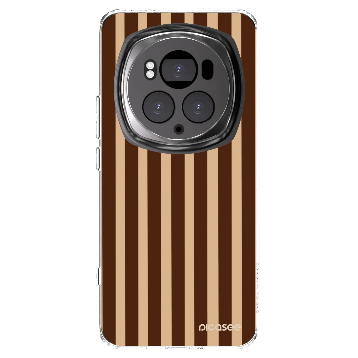 Picasee husă transparentă din silicon pentru Honor Magic6 Pro - Brown lines