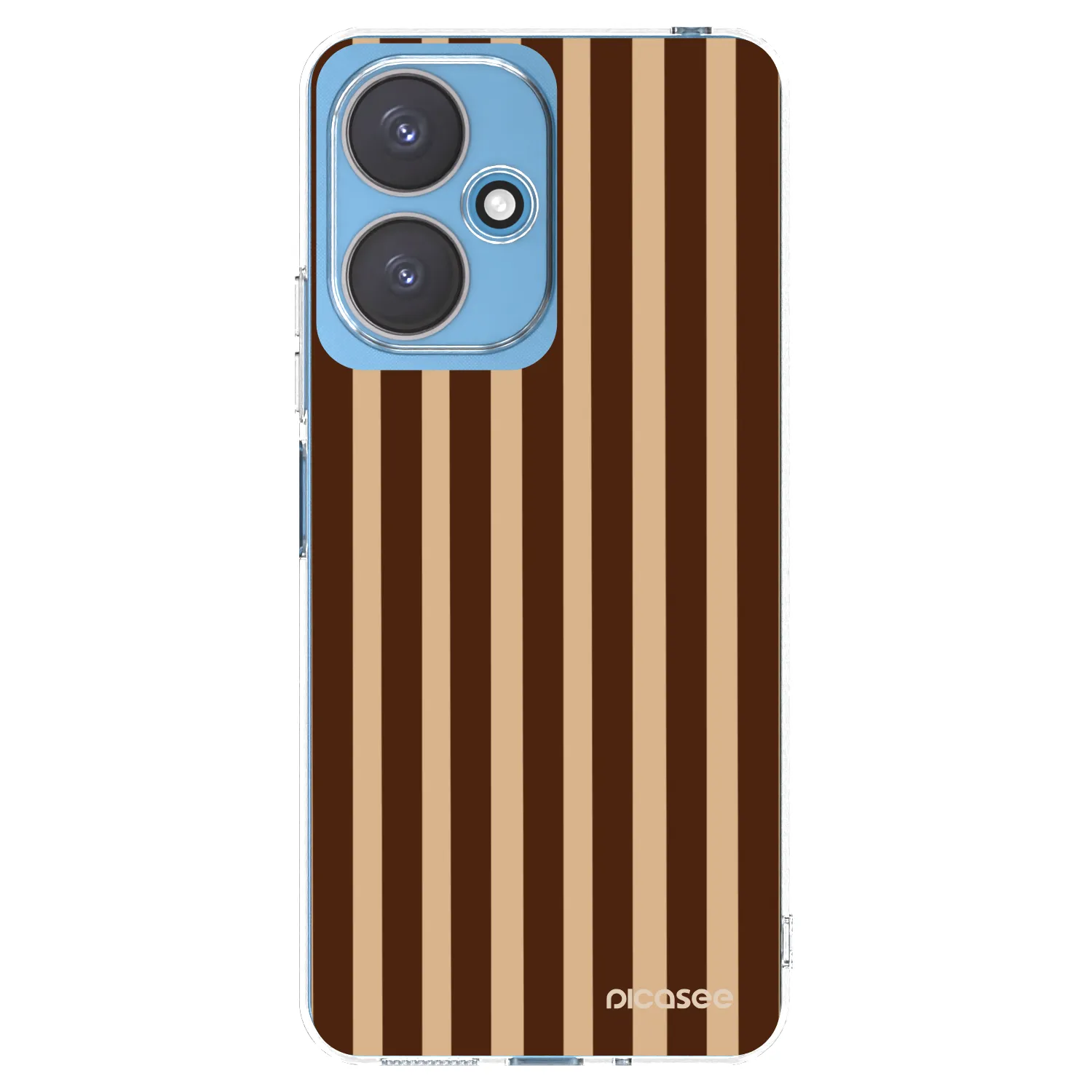 Picasee husă transparentă din silicon pentru Xiaomi Redmi 13C 5G - Brown lines