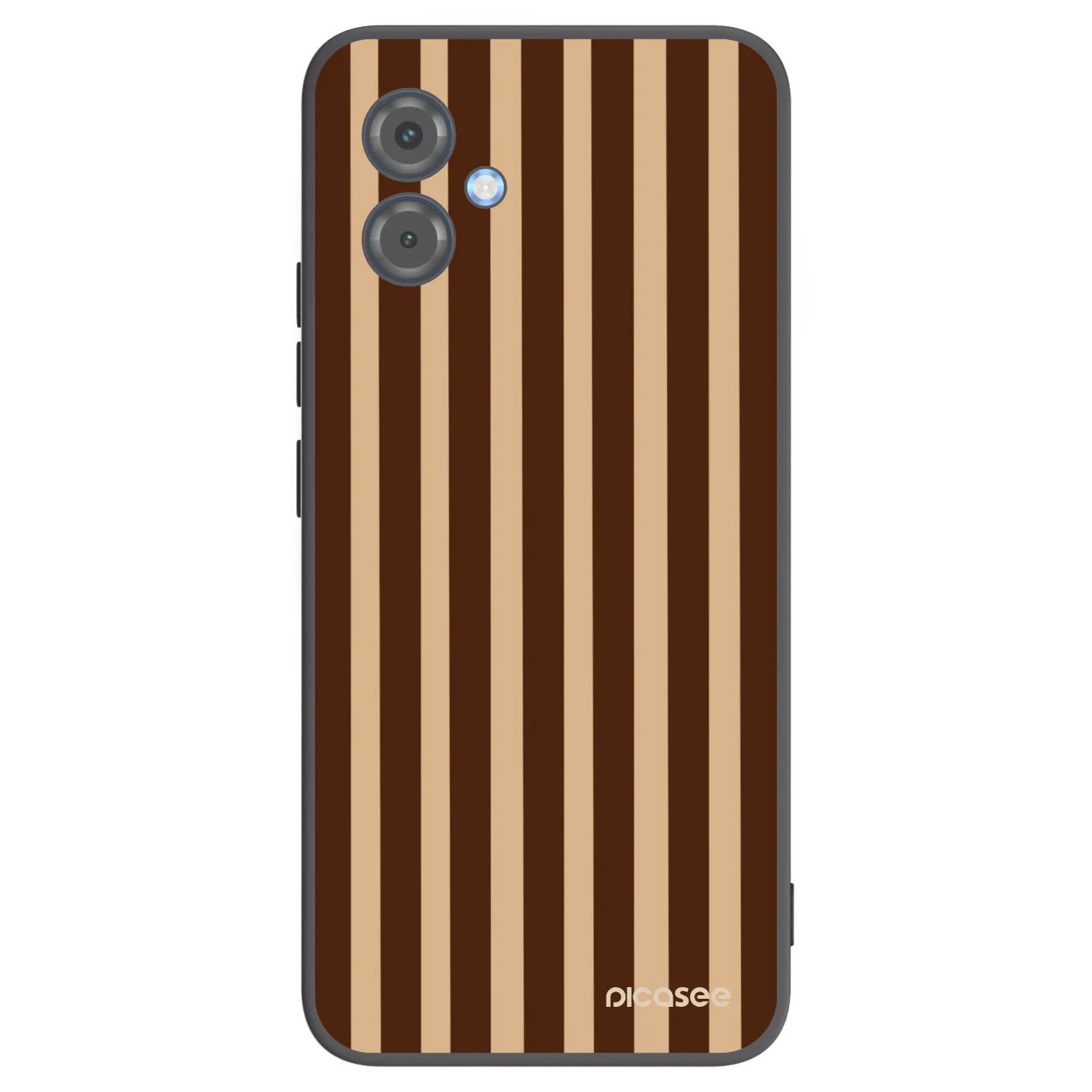 Picasee husă neagră din silicon pentru Motorola Moto G14 - Brown lines