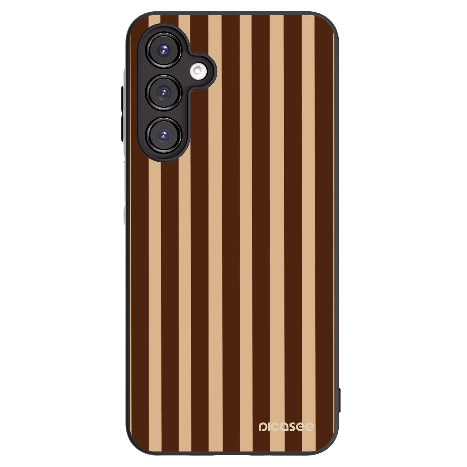 Picasee husă neagră din silicon pentru Samsung Galaxy A16 5G - Brown lines