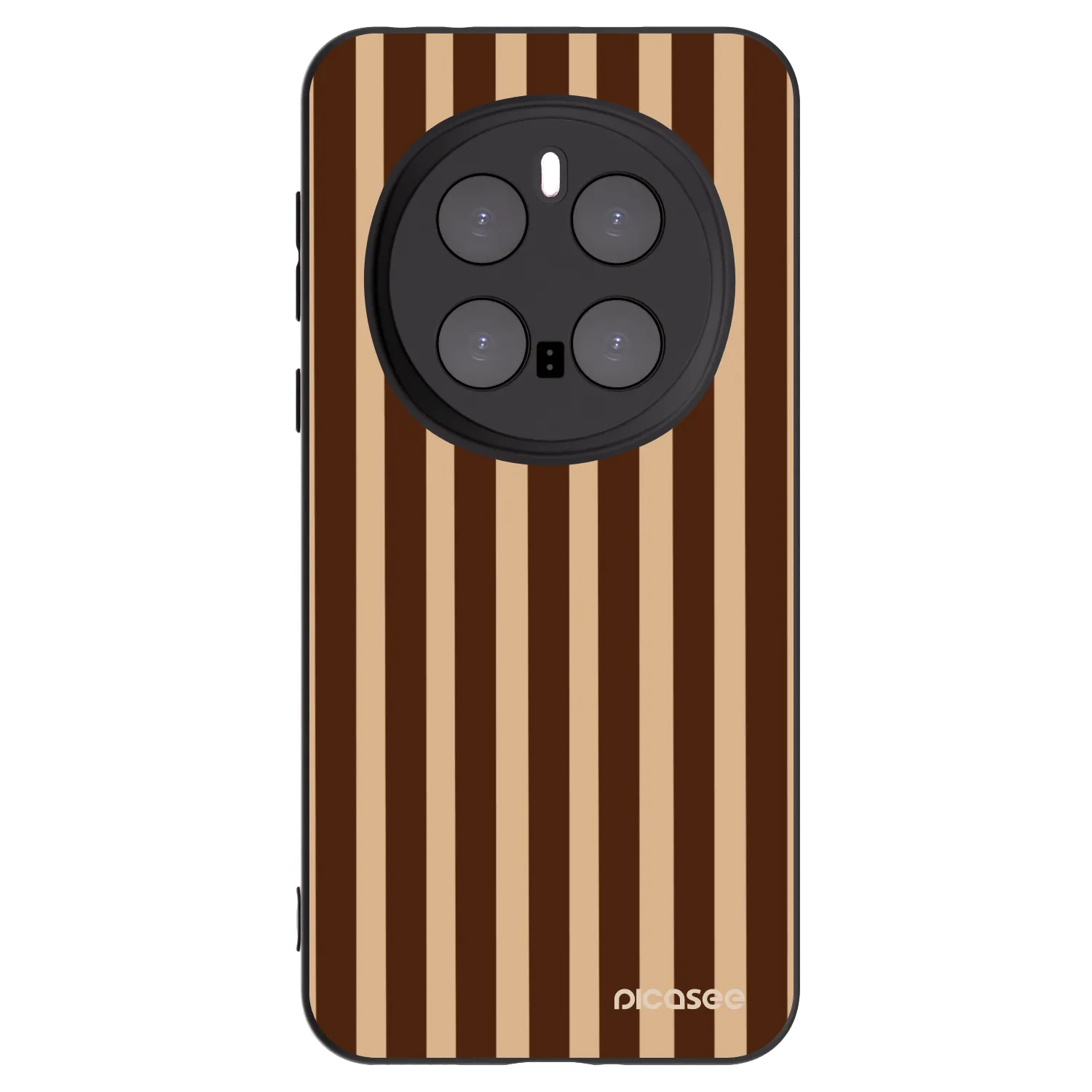 Picasee husă neagră din silicon pentru Honor Magic7 Pro 5G - Brown lines