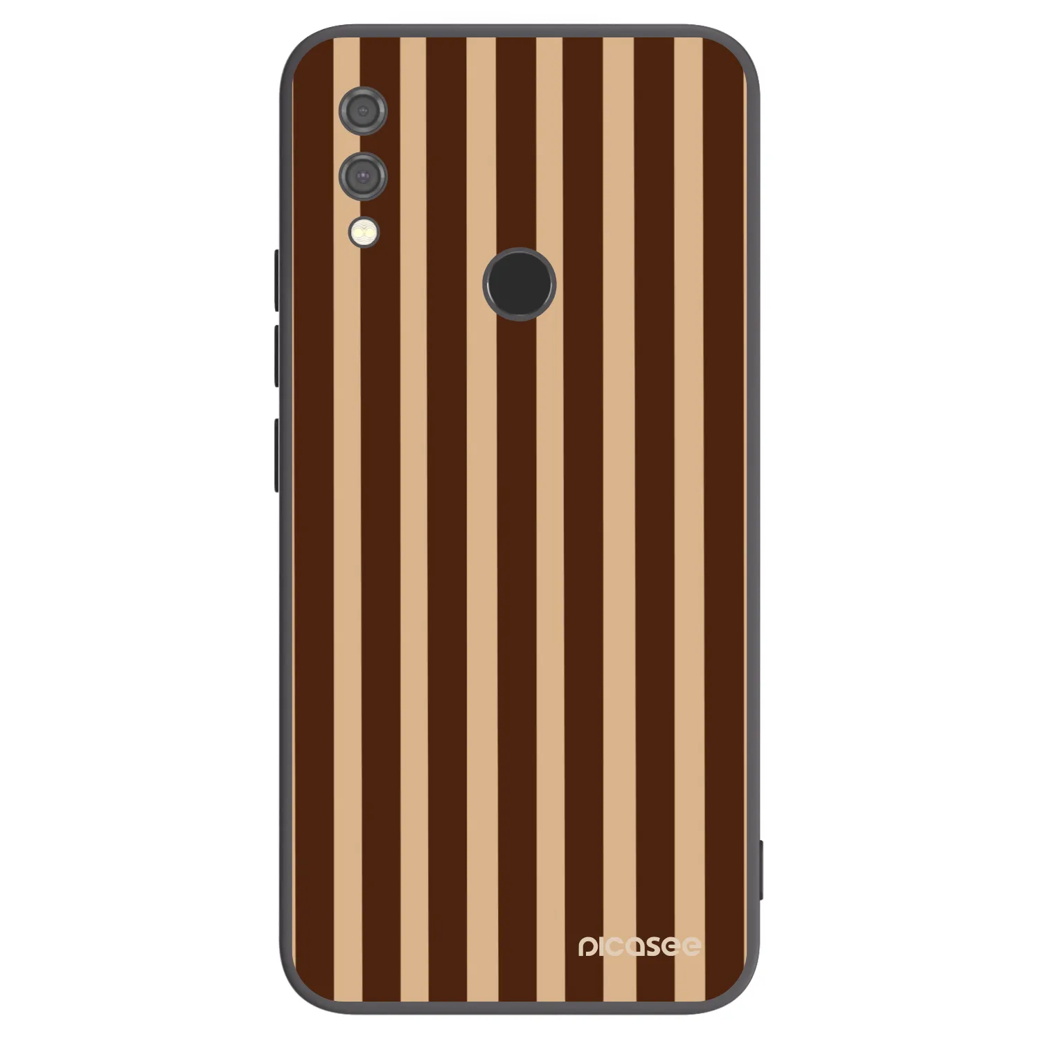 Picasee husă neagră din silicon pentru Xiaomi Redmi Note 7 - Brown lines