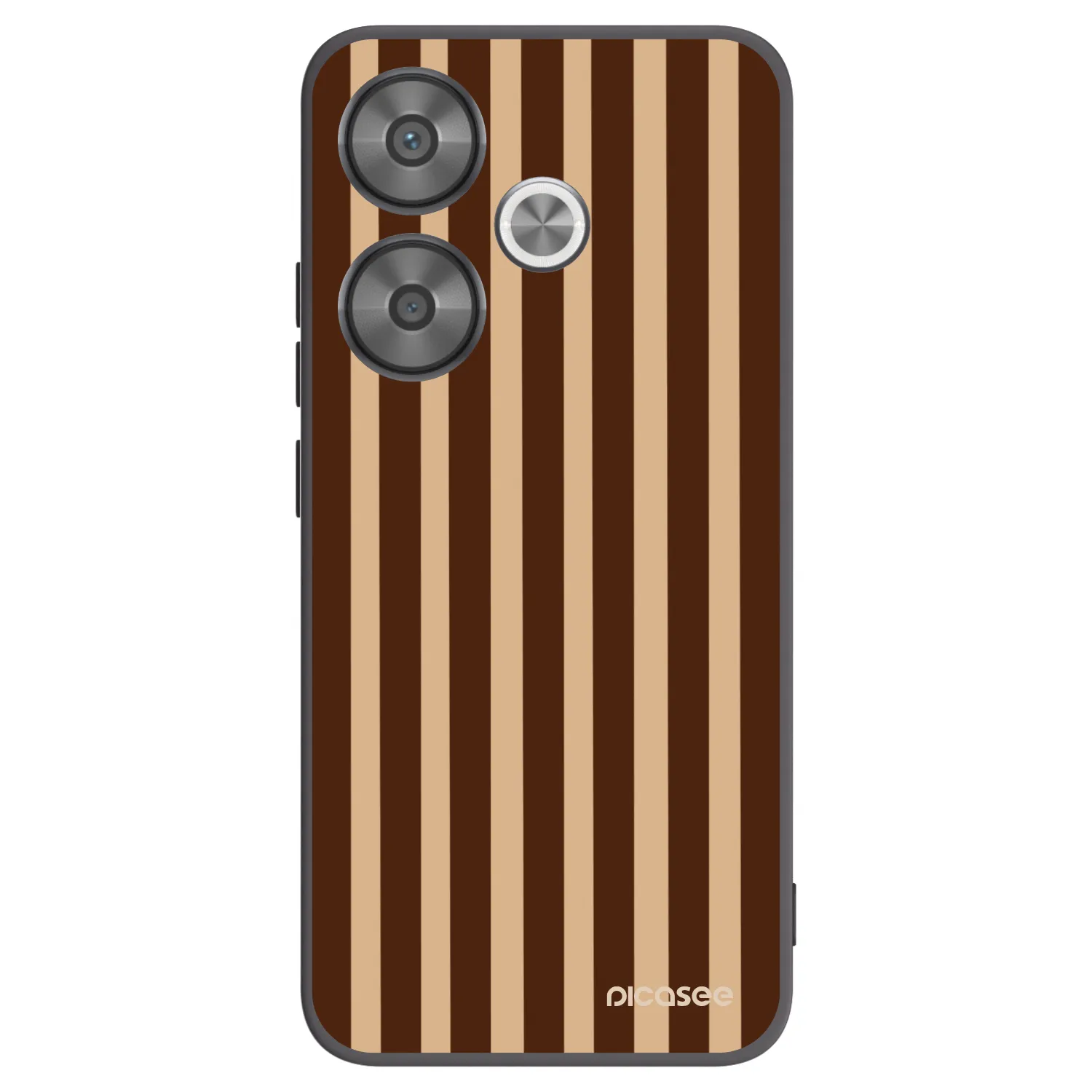 Picasee husă neagră din silicon pentru Xiaomi Poco F6 - Brown lines