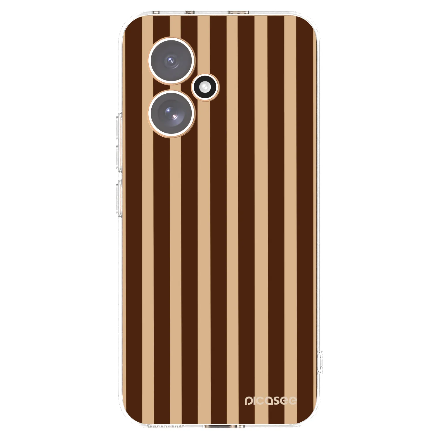 Picasee husă transparentă din silicon pentru Honor 400 5G - Brown lines