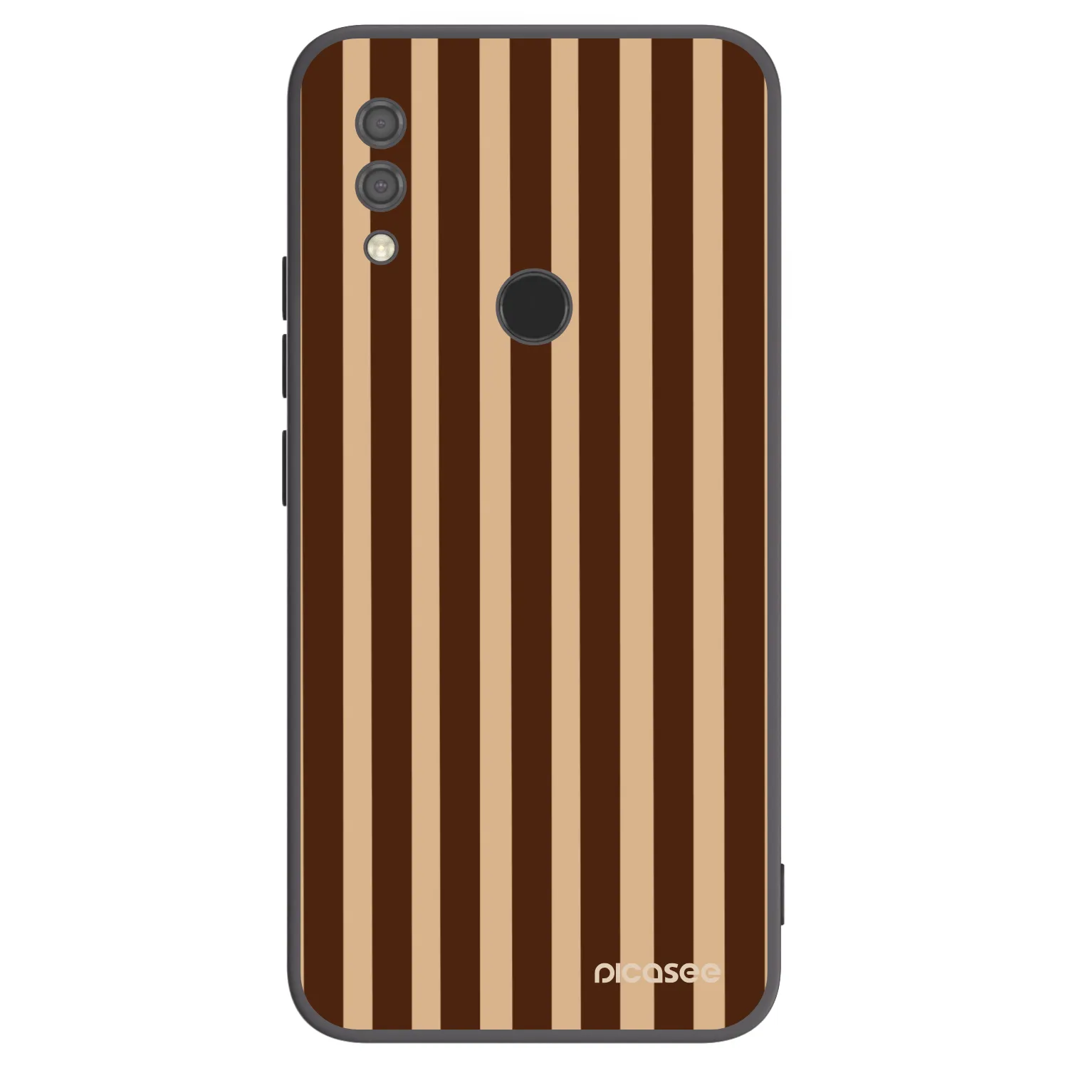 Picasee husă neagră din silicon pentru Xiaomi Redmi 7 - Brown lines