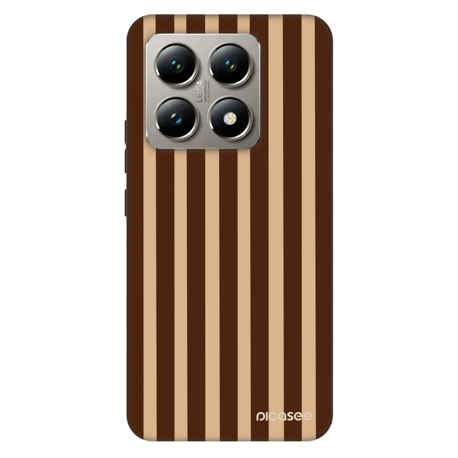 Picasee Fashion Case pentru Xiaomi 14T - Brown lines