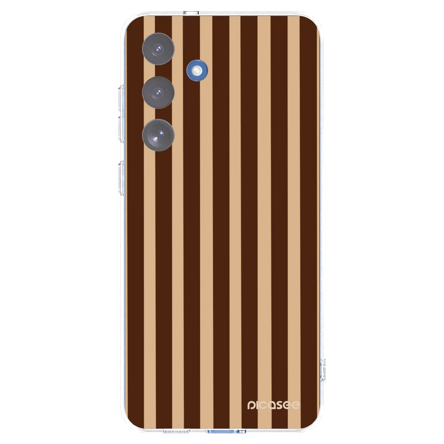Picasee husă transparentă din silicon pentru Samsung Galaxy S25 FE 5G - Brown lines