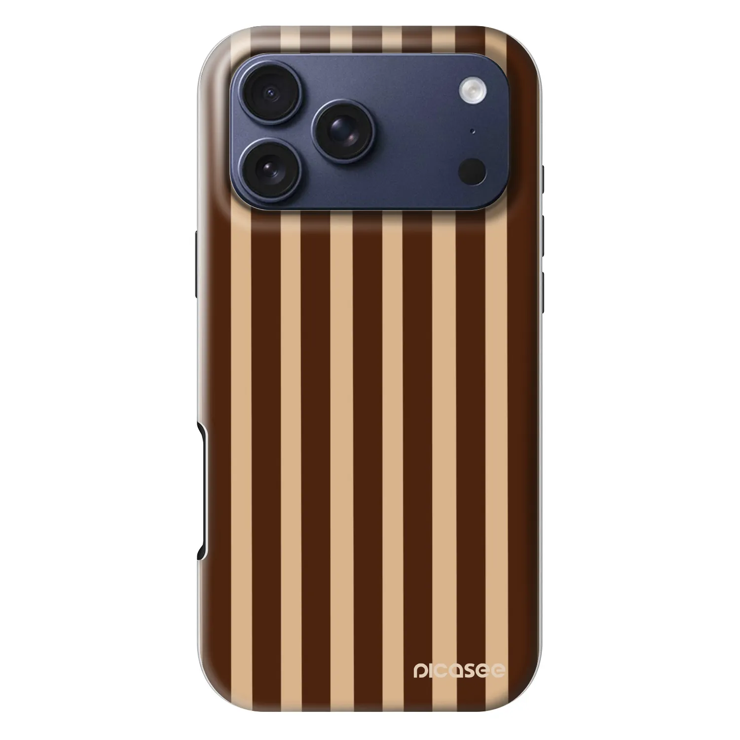 Picasee Fashion Case MagSafe pentru Apple iPhone 18 Pro Max - Brown lines