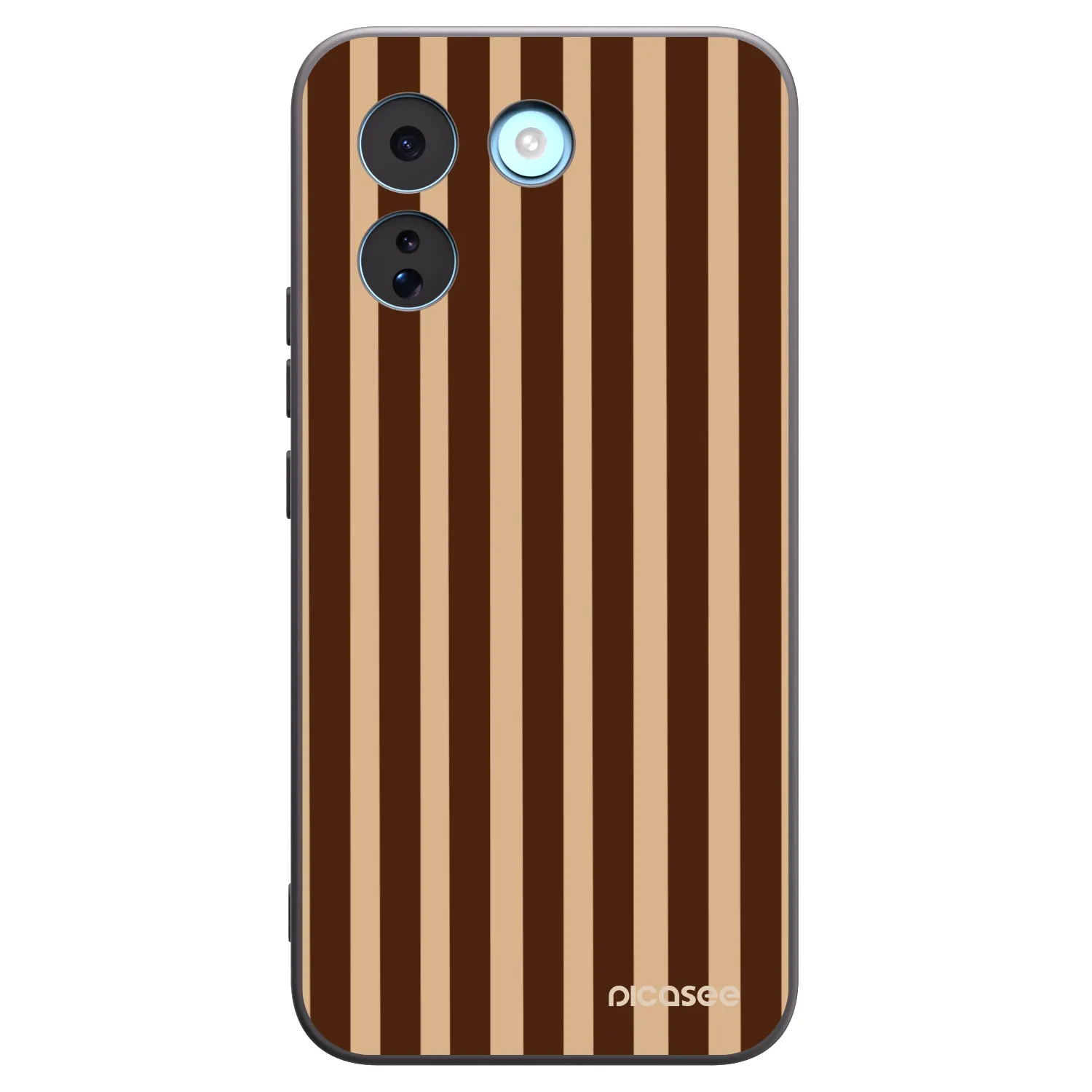 Picasee husă neagră din silicon pentru Xiaomi Redmi Note 17 Pro MAX 5G - Brown lines