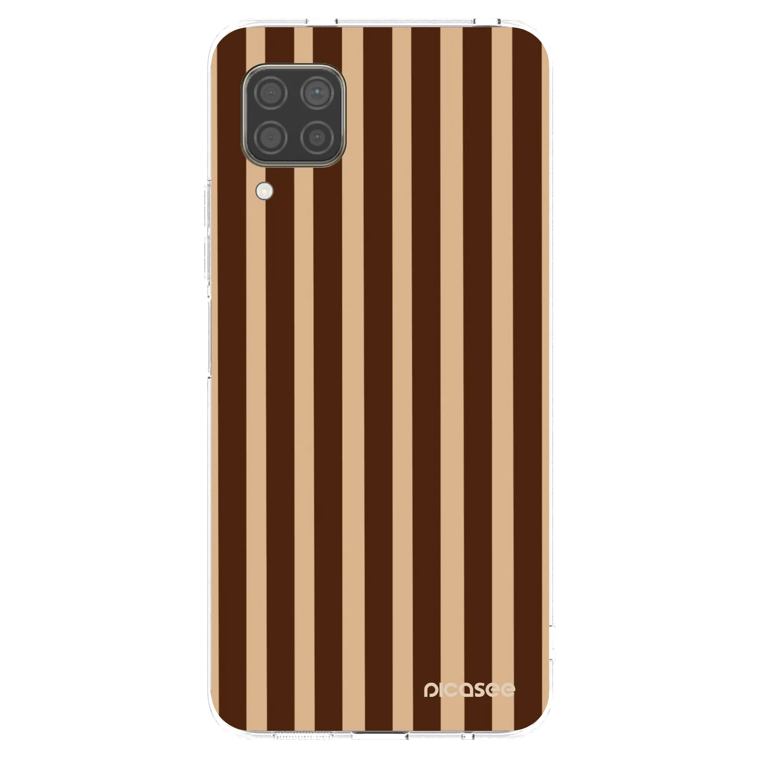 Picasee husă transparentă din silicon pentru Huawei P40 Lite - Brown lines