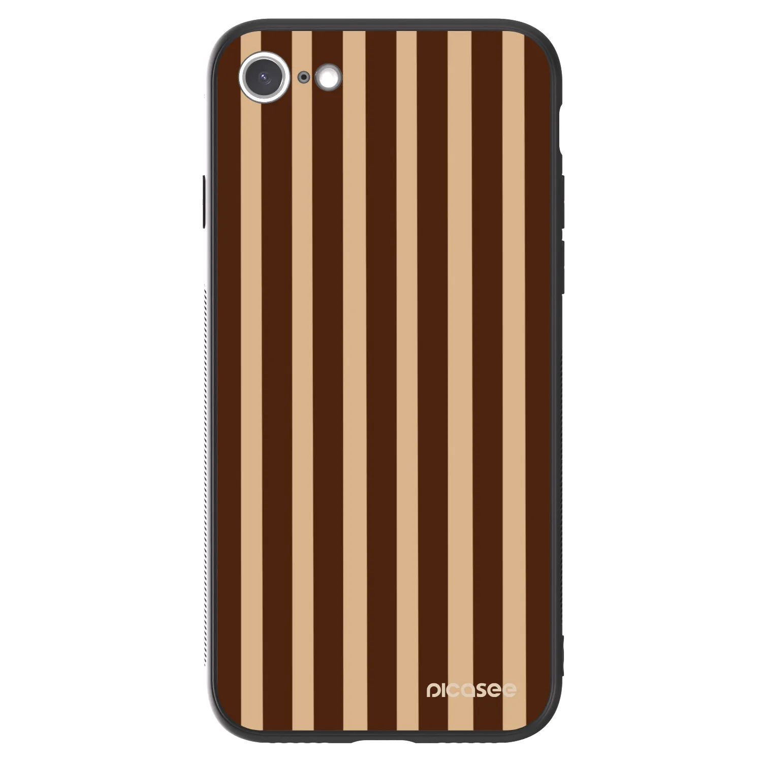 Picasee ULTIMATE CASE pentru Apple iPhone 7 - Brown lines