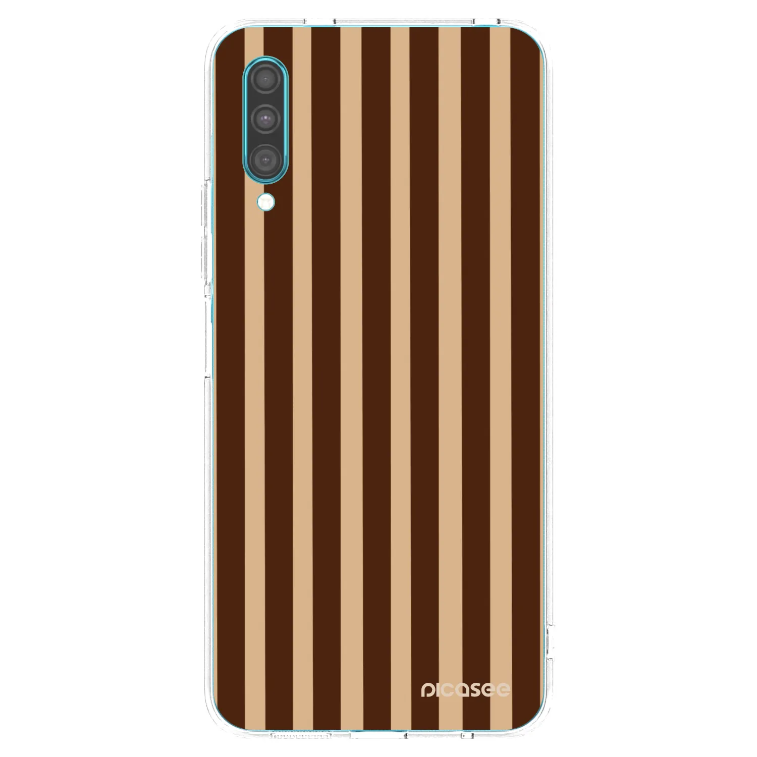 Picasee husă transparentă din silicon pentru Samsung Galaxy A30s A307F - Brown lines