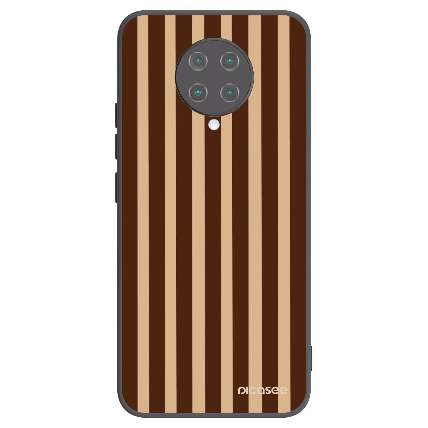 Picasee husă neagră din silicon pentru Xiaomi Poco F2 Pro - Brown lines