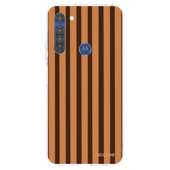 Husă pentru Motorola Moto G8 - Caramel lines