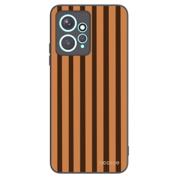 Picasee husă neagră din silicon pentru Xiaomi Redmi Note 12 4G - Caramel lines