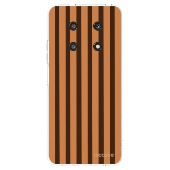Picasee husă transparentă din silicon pentru Honor Magic4 Lite 5G - Caramel lines