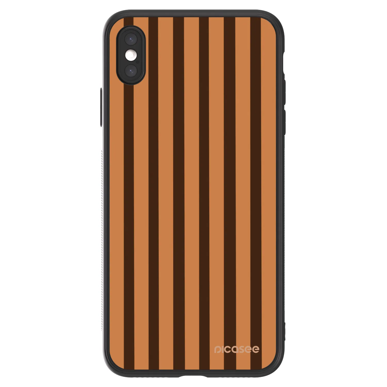 Picasee ULTIMATE CASE pentru Apple iPhone XS Max - Caramel lines