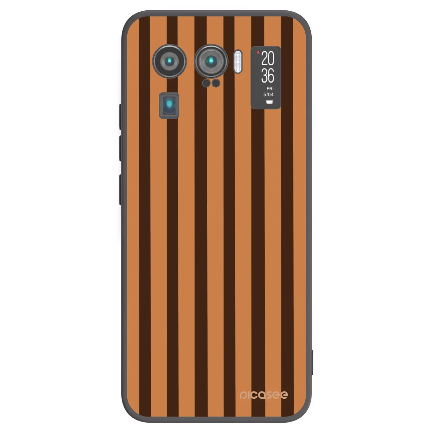 Picasee husă neagră din silicon pentru Xiaomi Mi 11 Ultra - Caramel lines