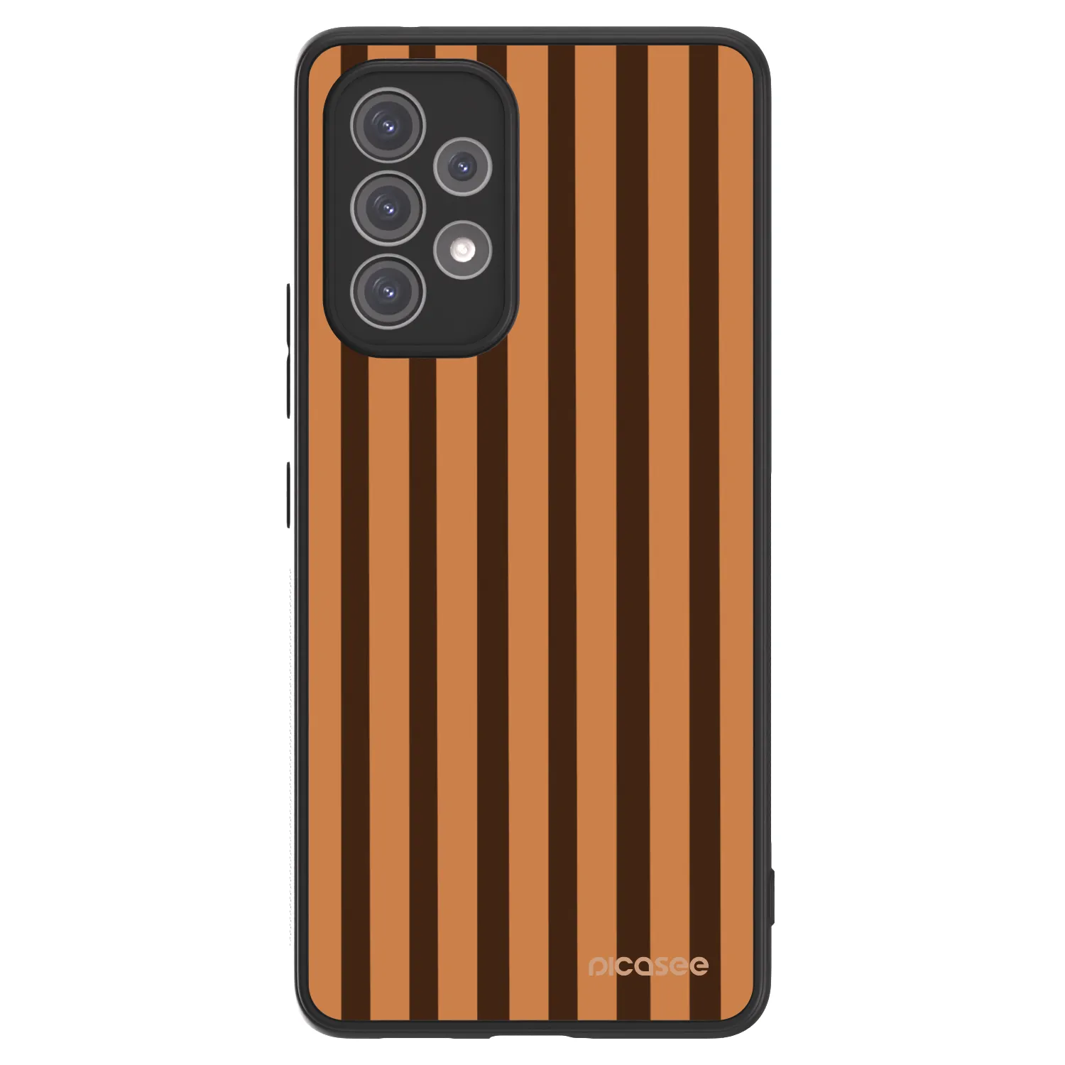 Picasee ULTIMATE CASE pentru Samsung Galaxy A52s 5G A528B - Caramel lines
