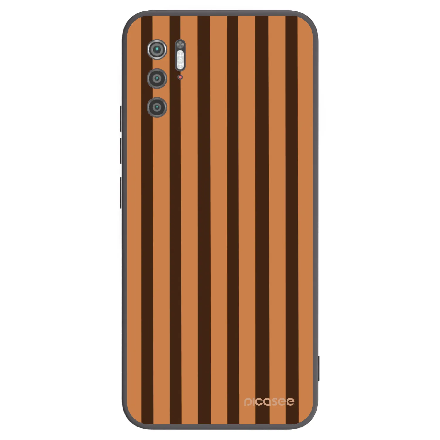 Picasee husă neagră din silicon pentru Xiaomi Poco M3 Pro 5G - Caramel lines