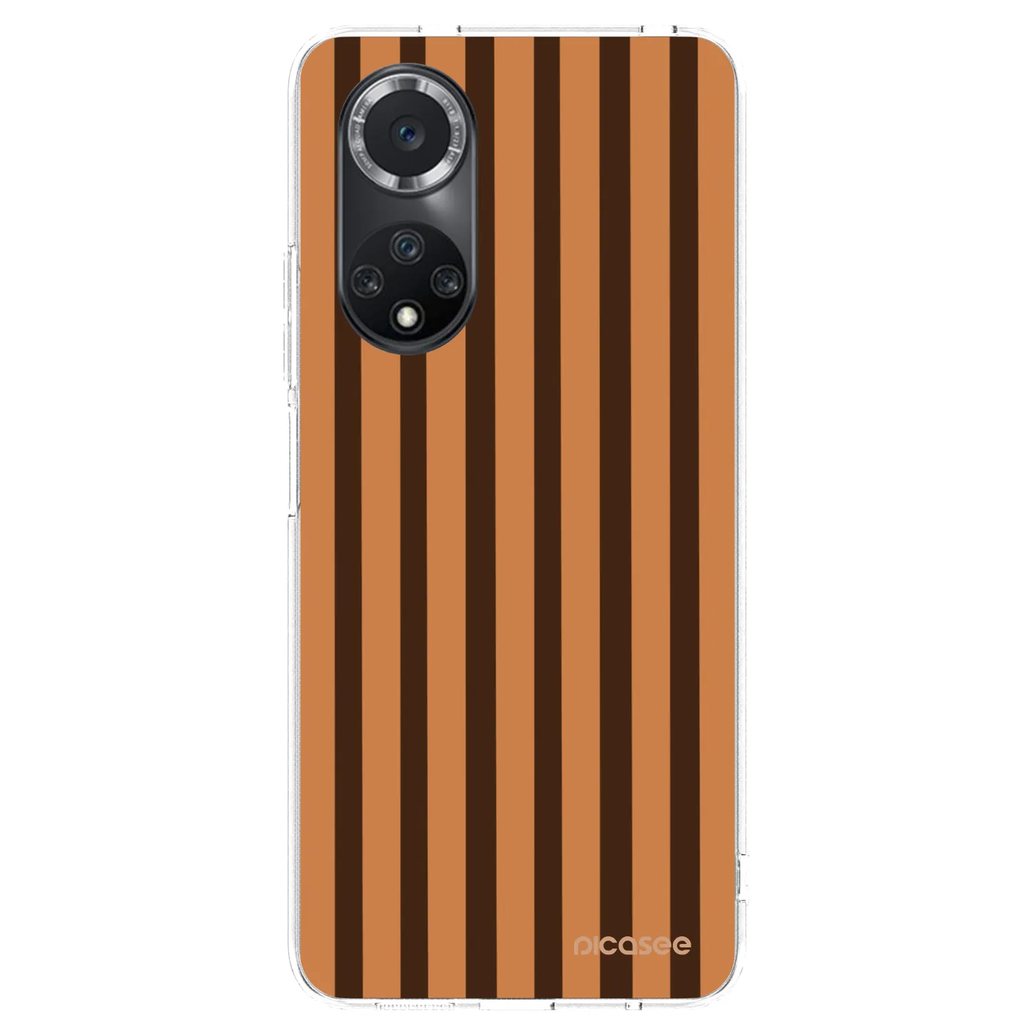 Picasee husă transparentă din silicon pentru Huawei Nova 9 SE - Caramel lines