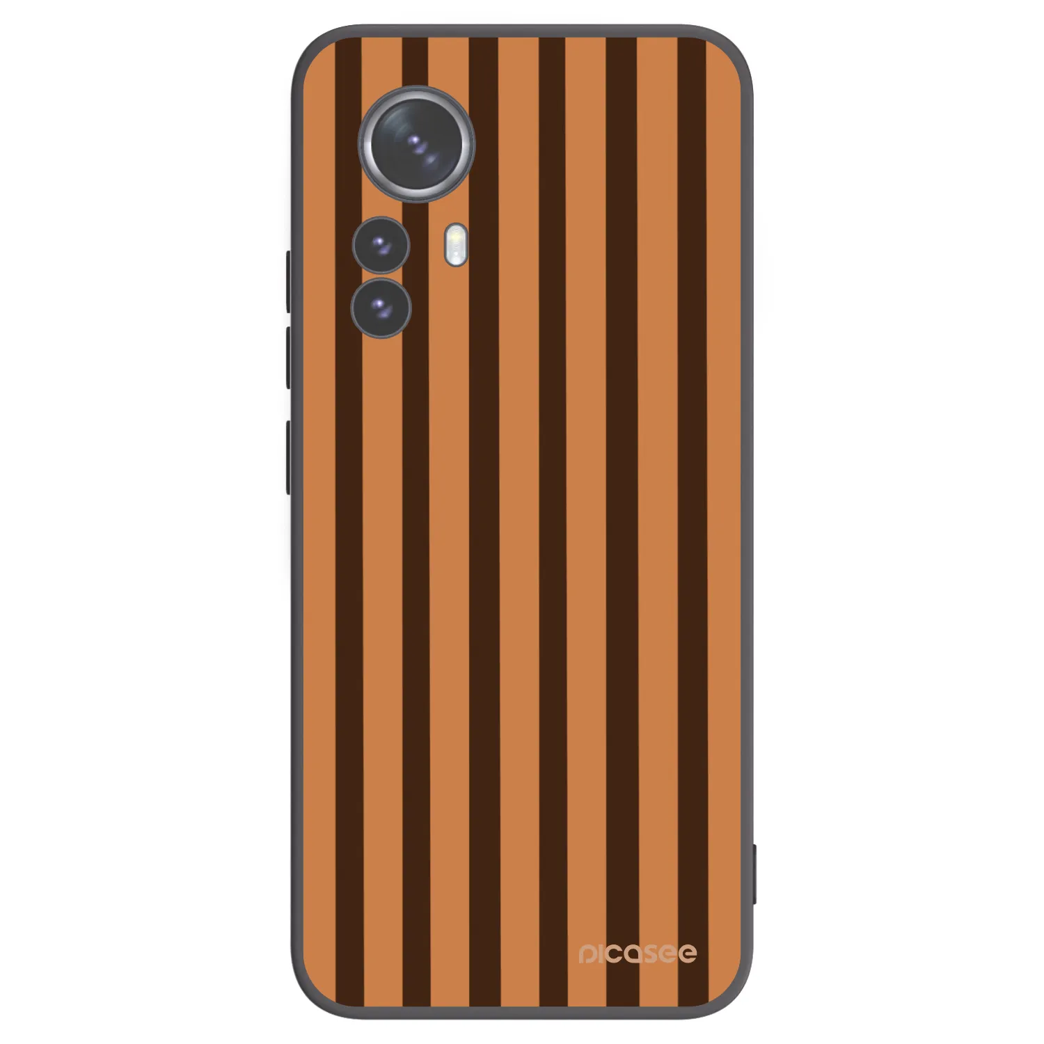 Picasee husă neagră din silicon pentru Xiaomi 12 Pro - Caramel lines