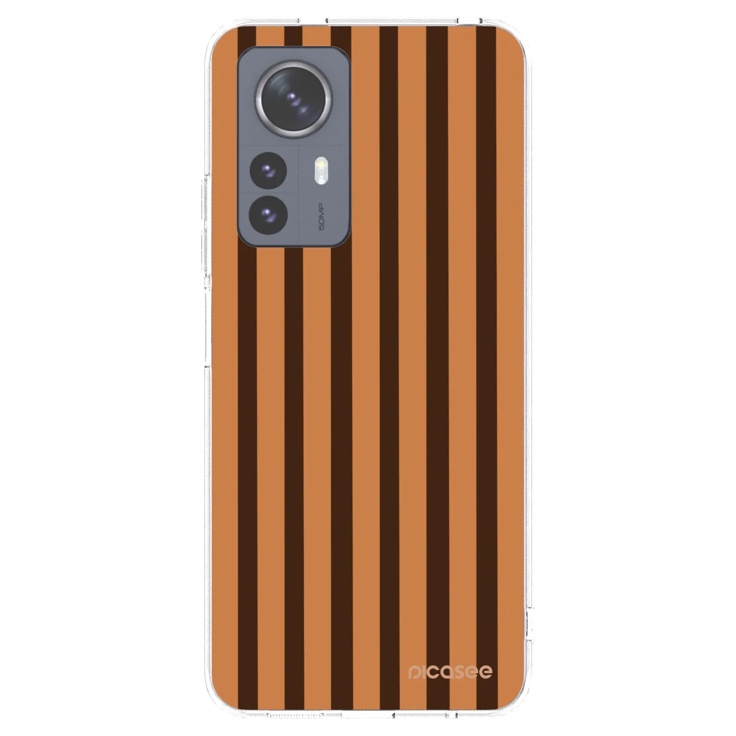 Picasee husă transparentă din silicon pentru Xiaomi 12 Pro - Caramel lines