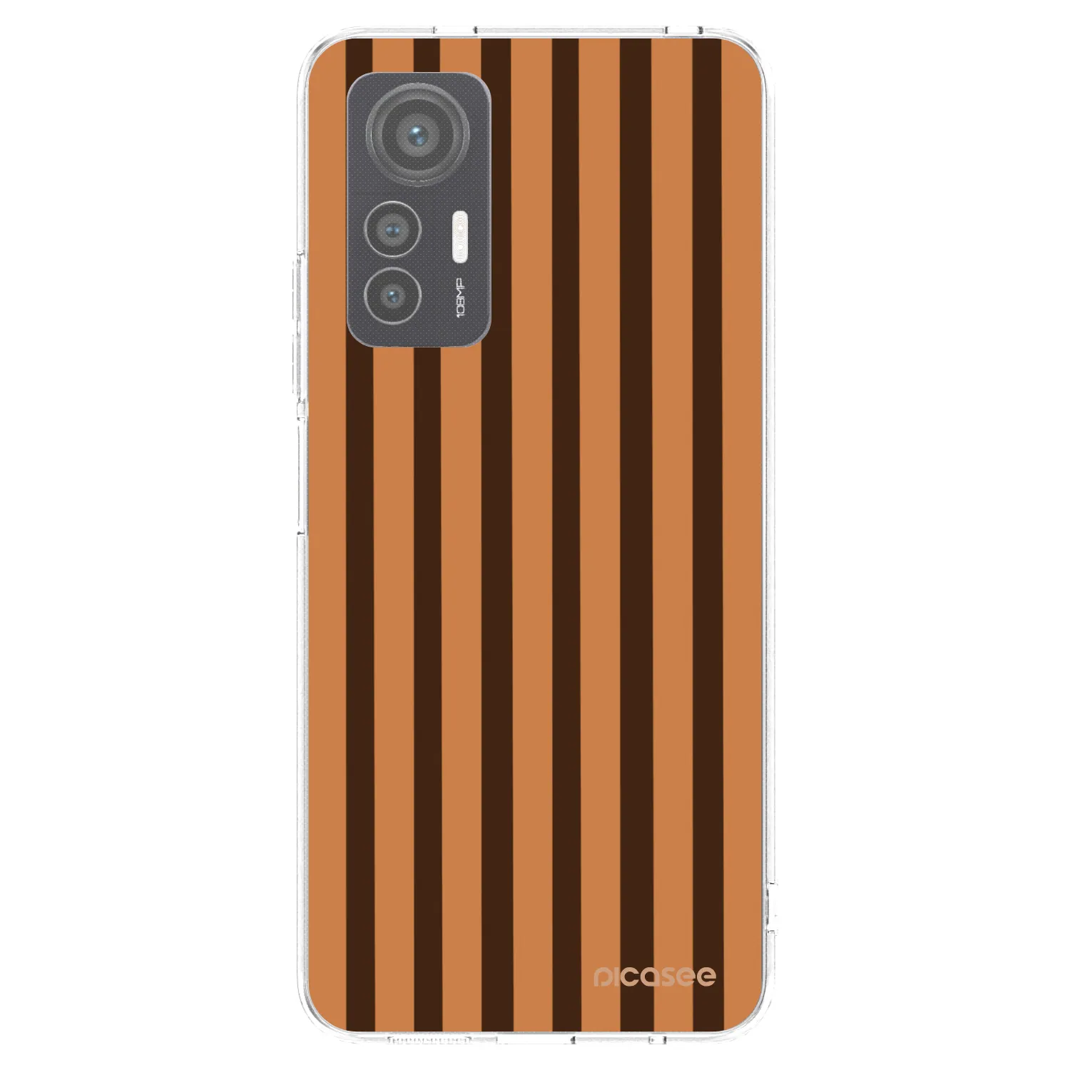 Picasee husă transparentă din silicon pentru Xiaomi 12 Lite - Caramel lines