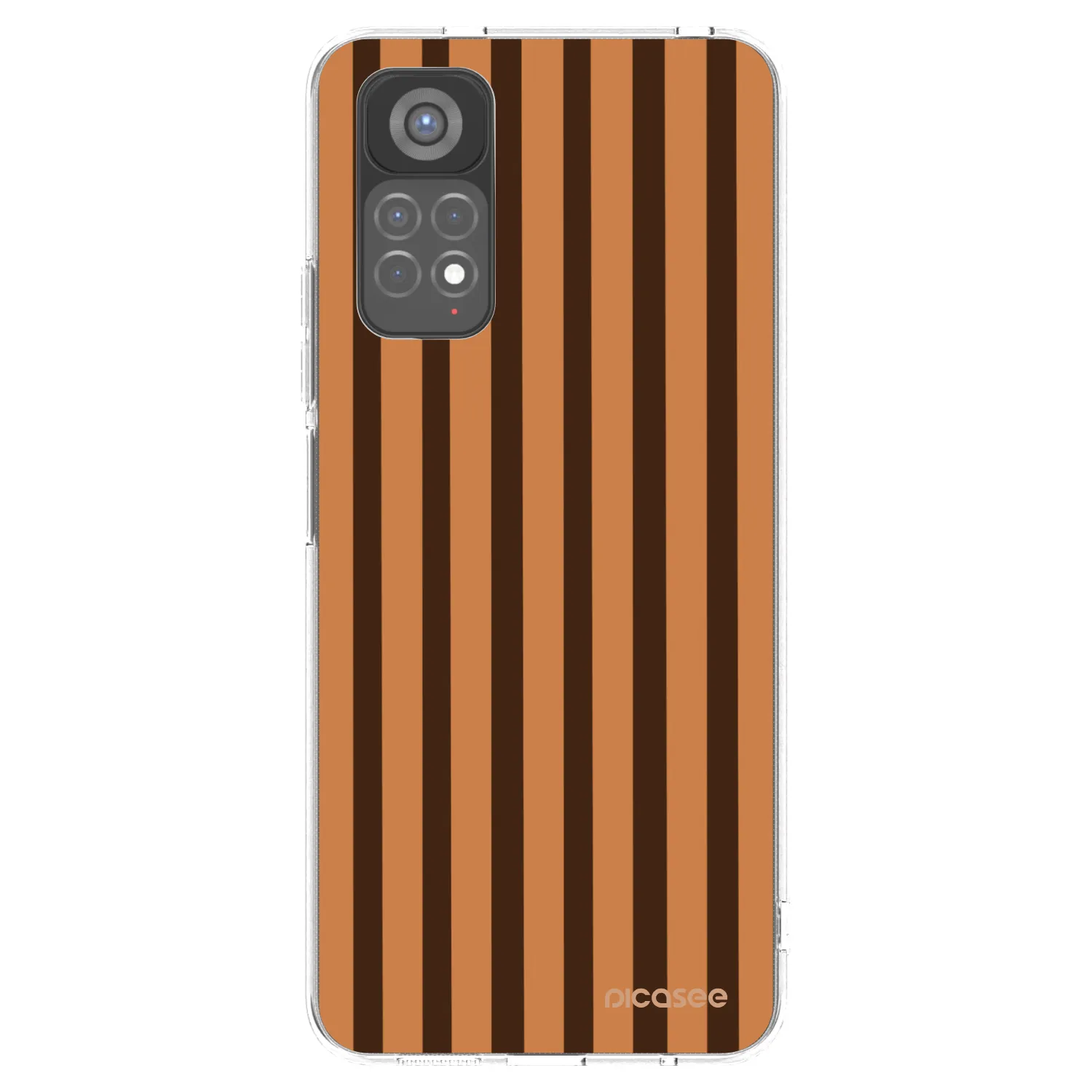Picasee husă transparentă din silicon pentru Xiaomi Redmi Note 11S 5G - Caramel lines