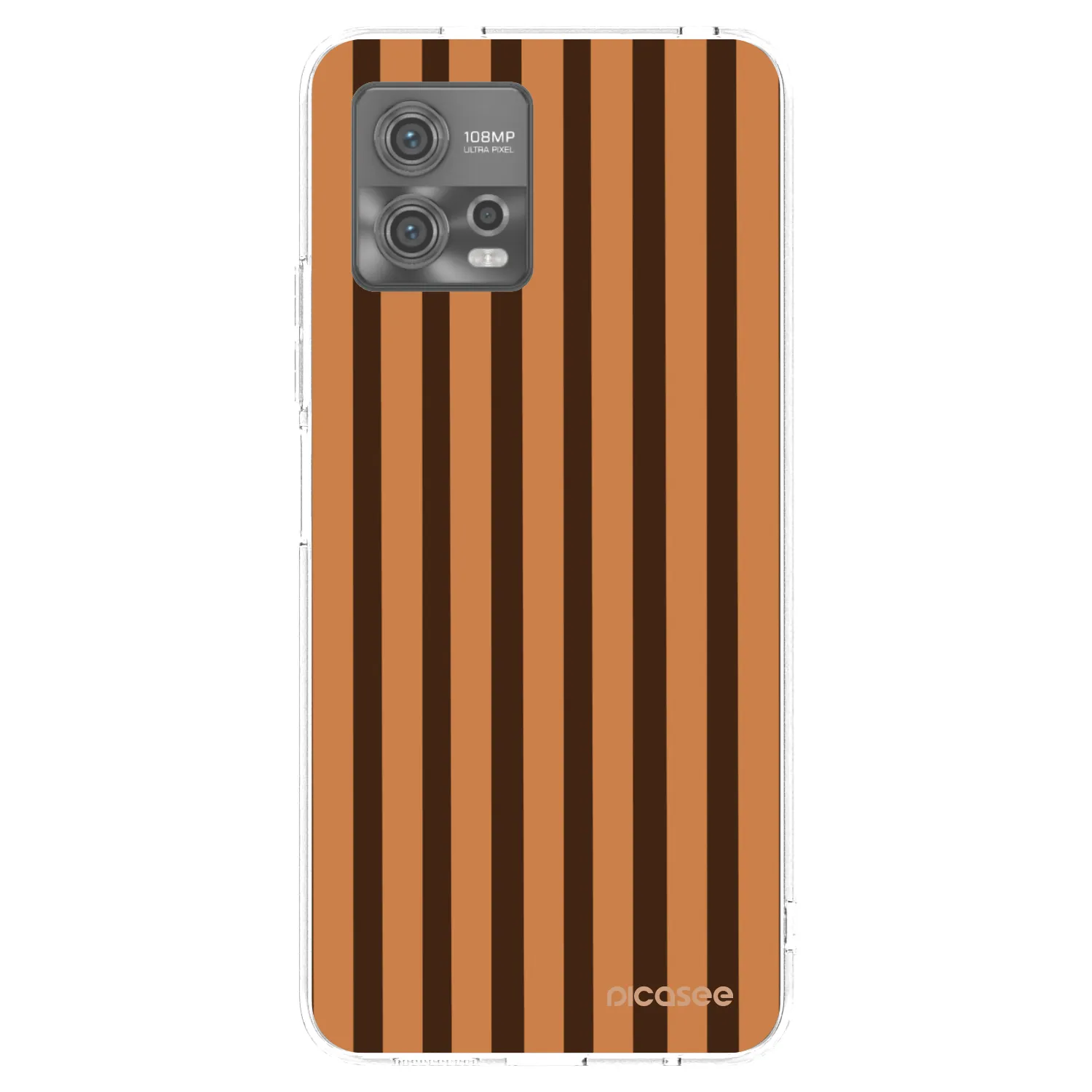 Picasee husă transparentă din silicon pentru Motorola Moto G72 - Caramel lines