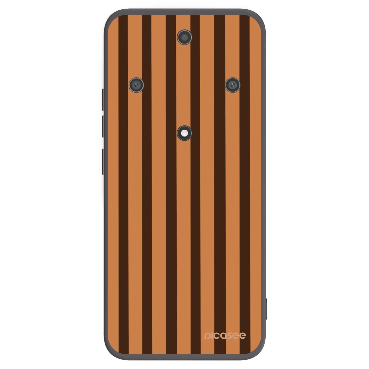 Picasee husă neagră din silicon pentru Honor Magic5 Lite 5G - Caramel lines