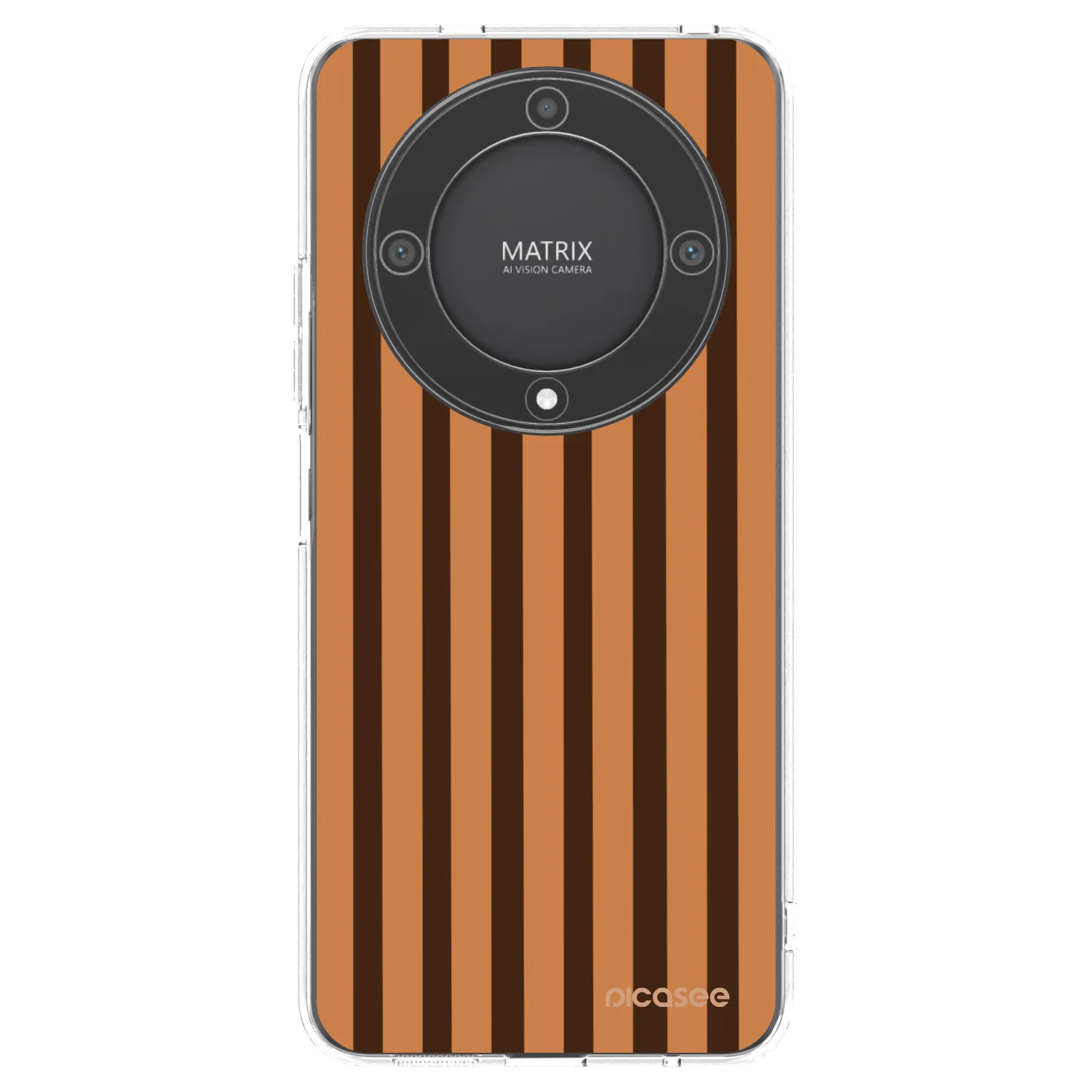 Picasee husă transparentă din silicon pentru Honor Magic5 Lite 5G - Caramel lines