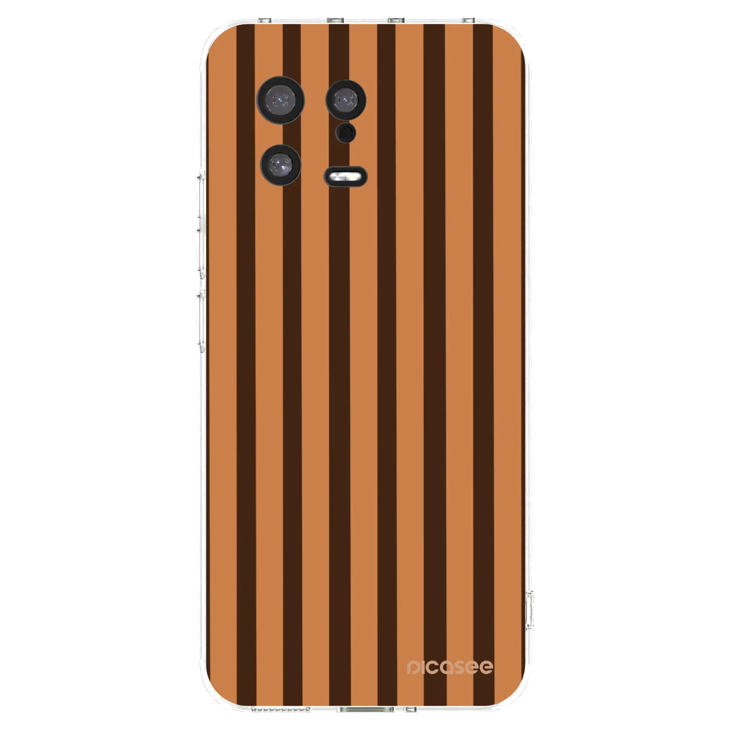 Picasee husă transparentă din silicon pentru Xiaomi 13 - Caramel lines