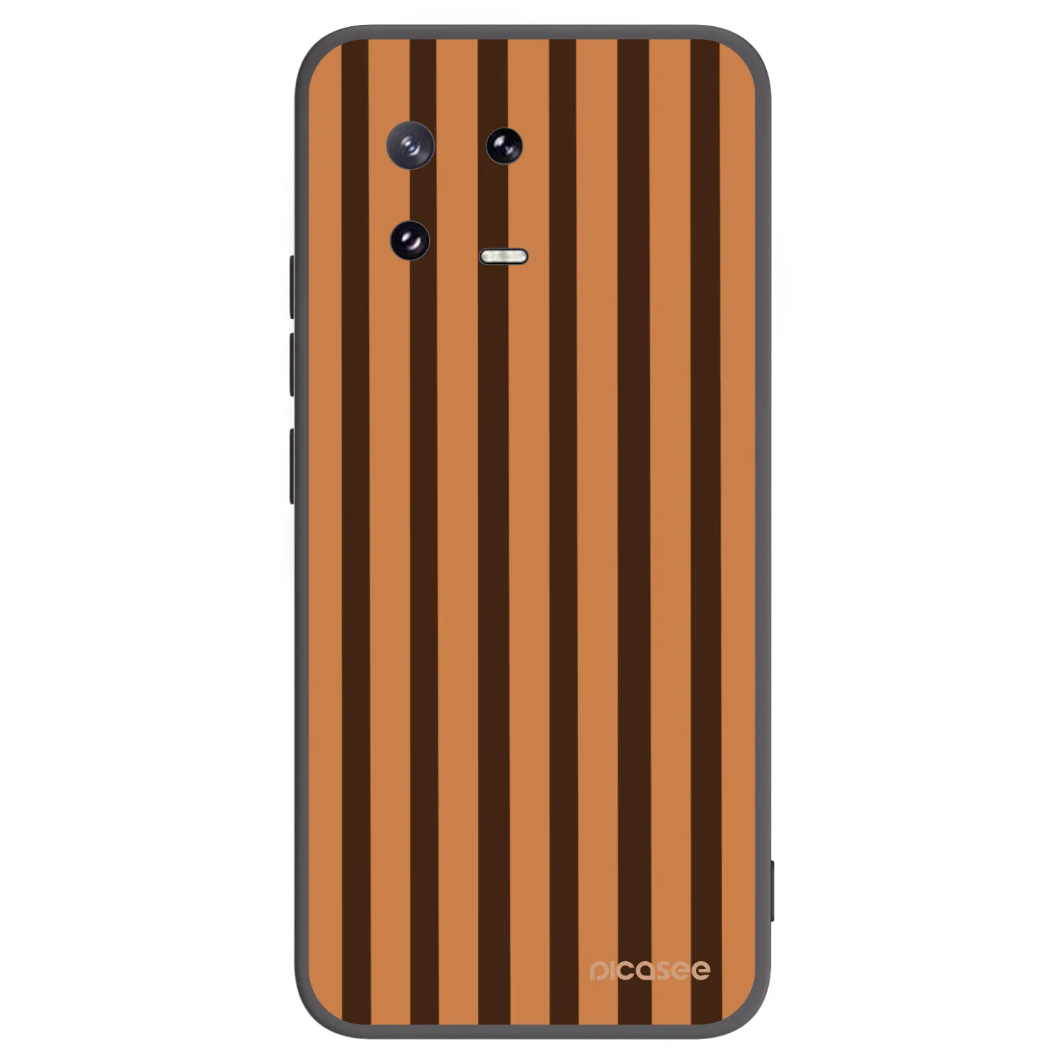 Picasee husă neagră din silicon pentru Xiaomi 13 Pro - Caramel lines