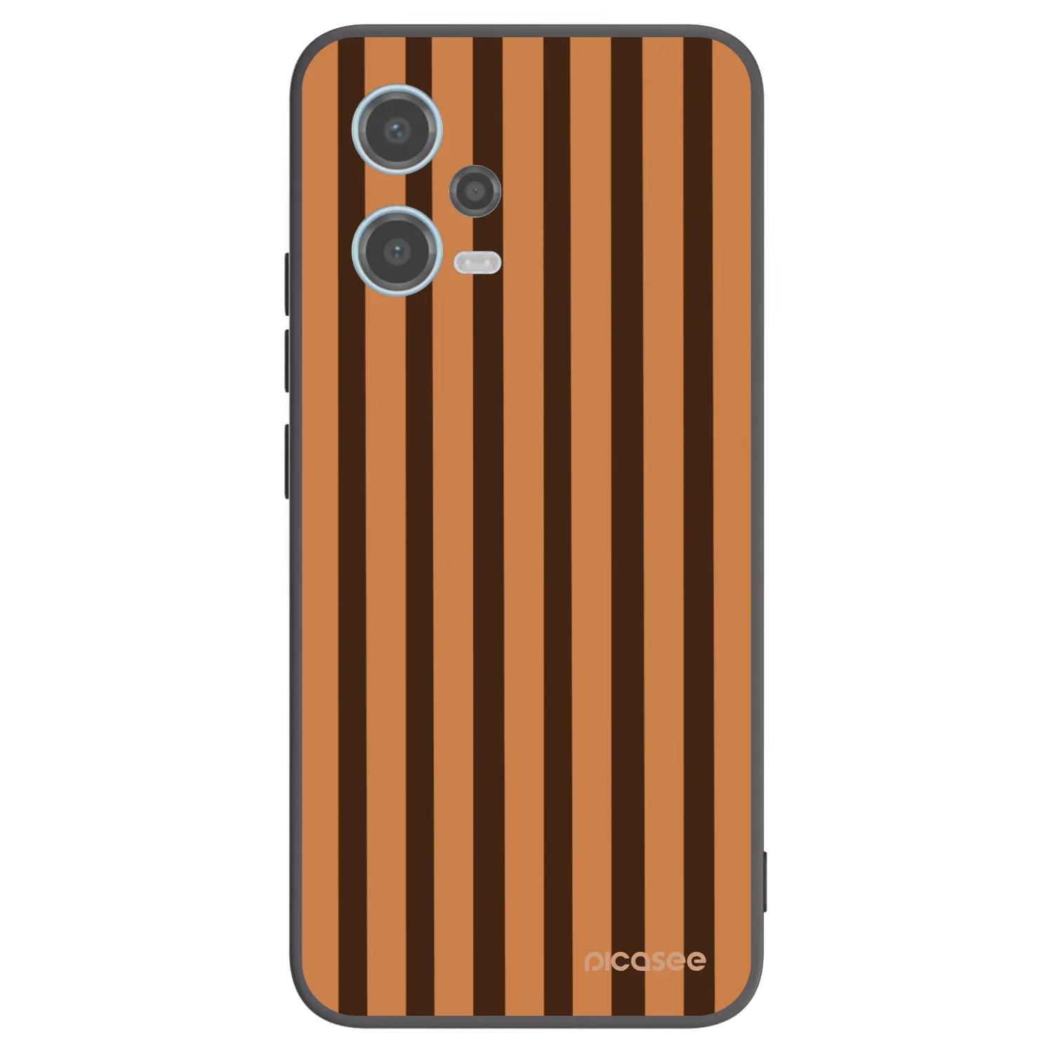 Picasee husă neagră din silicon pentru Xiaomi Redmi Note 12 5G - Caramel lines