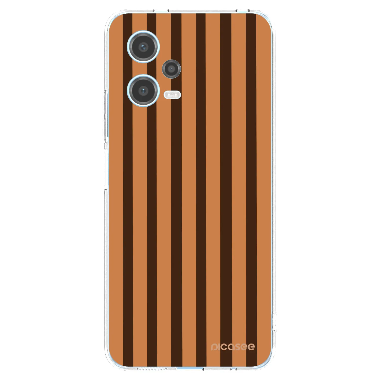 Picasee husă transparentă din silicon pentru Xiaomi Redmi Note 12 5G - Caramel lines