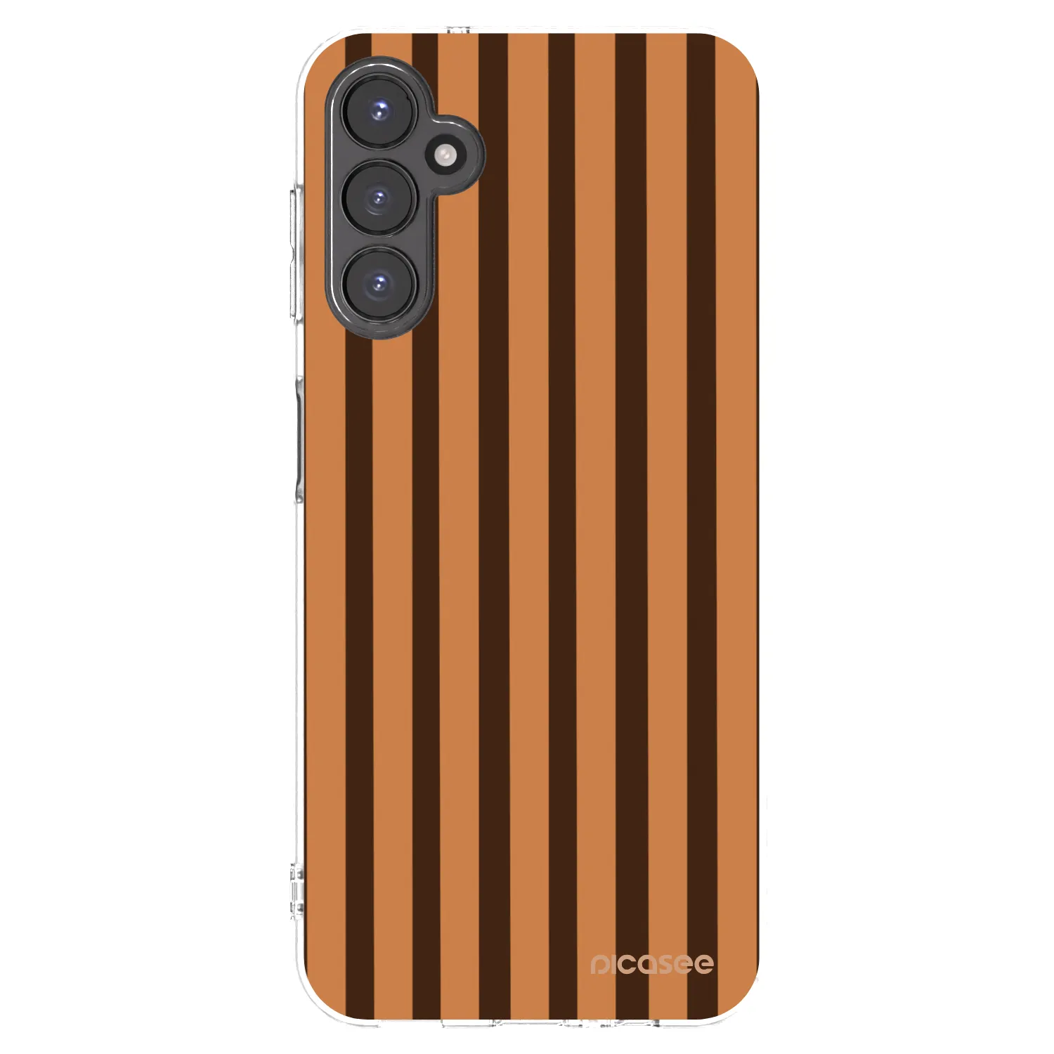 Picasee husă transparentă din silicon pentru Samsung Galaxy A14 5G A146P - Caramel lines