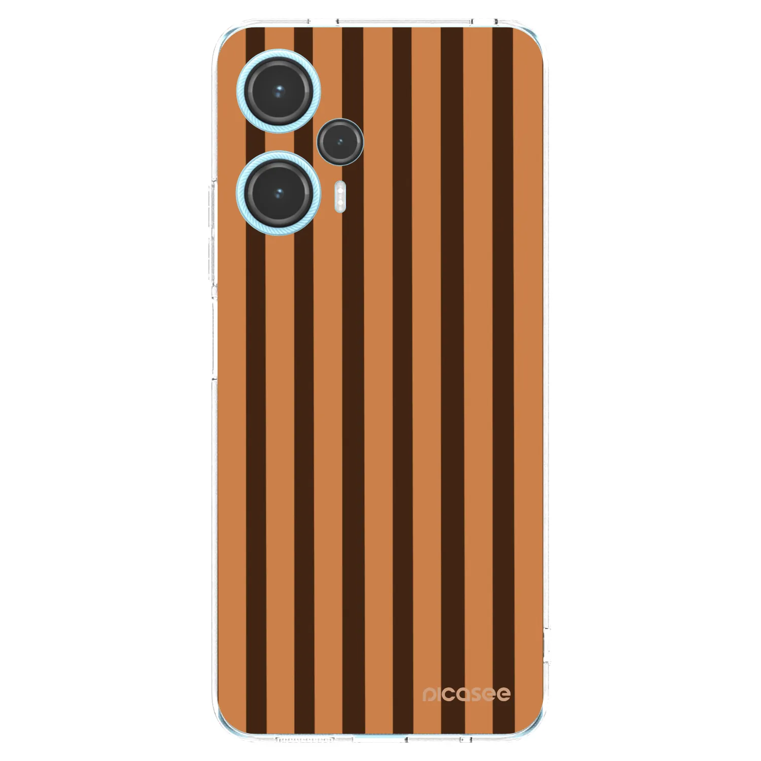 Picasee husă transparentă din silicon pentru Xiaomi Poco F5 - Caramel lines