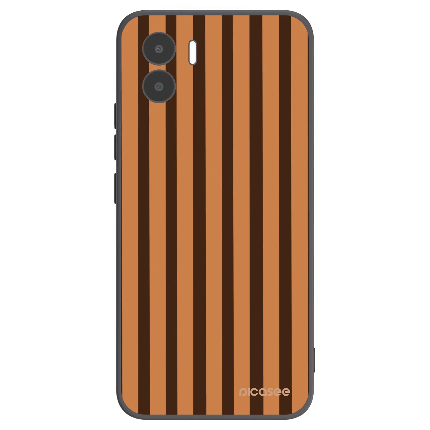 Picasee husă neagră din silicon pentru Xiaomi Redmi A2 - Caramel lines
